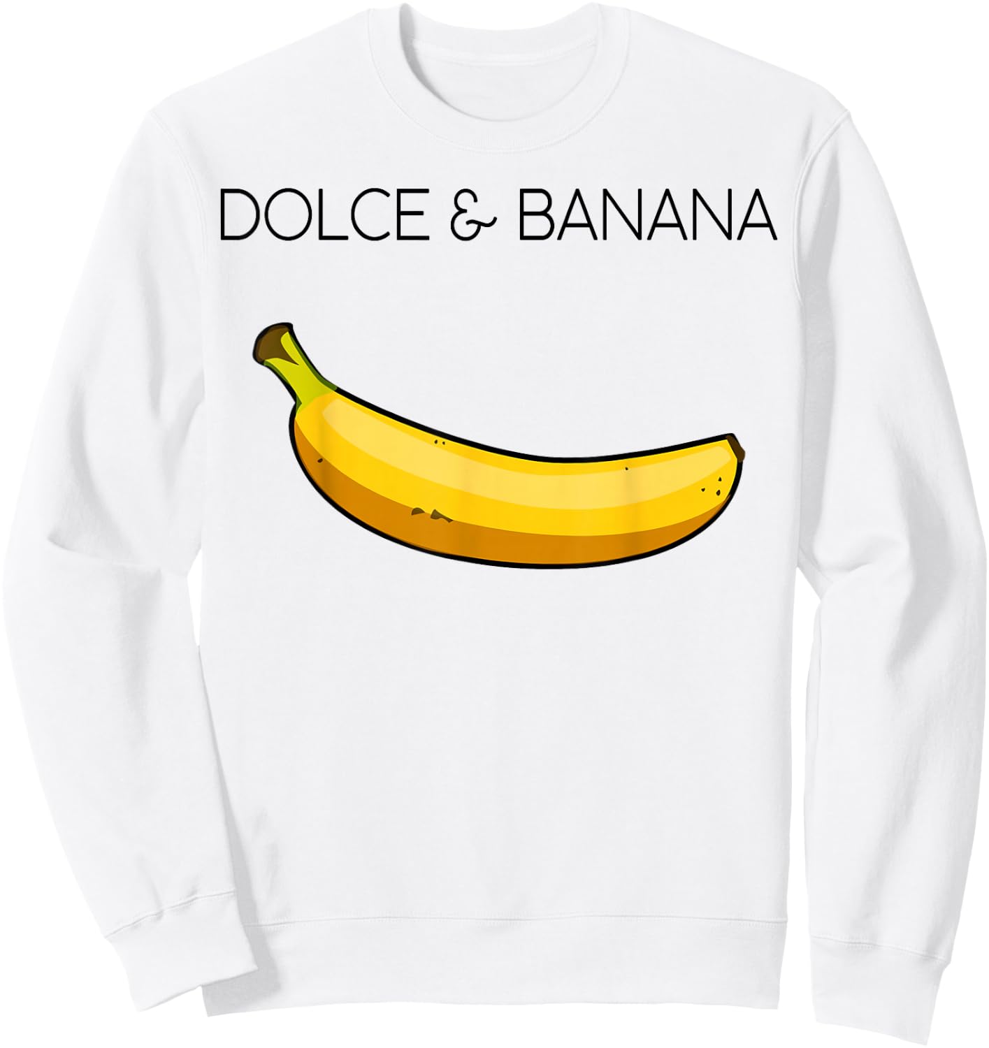 Dolce & Banana Sweatshirt - Sweatshirt | White