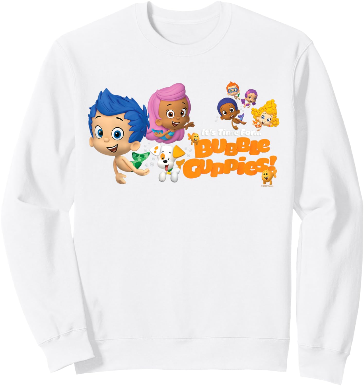 Bubble Guppies It's Time! Sweatshirt - Sweatshirt | White
