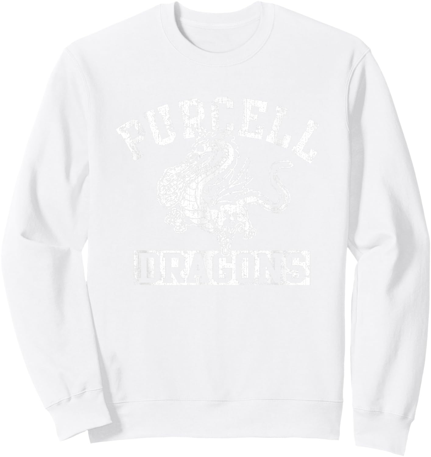 Purcell Dragons Vintage Sweatshirt - Sweatshirt | White