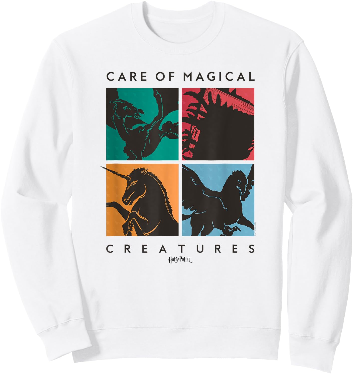 Harry Potter Deathly Hallows 2 Care Of Magical Creatures Sweatshirt - Sweatshirt | White
