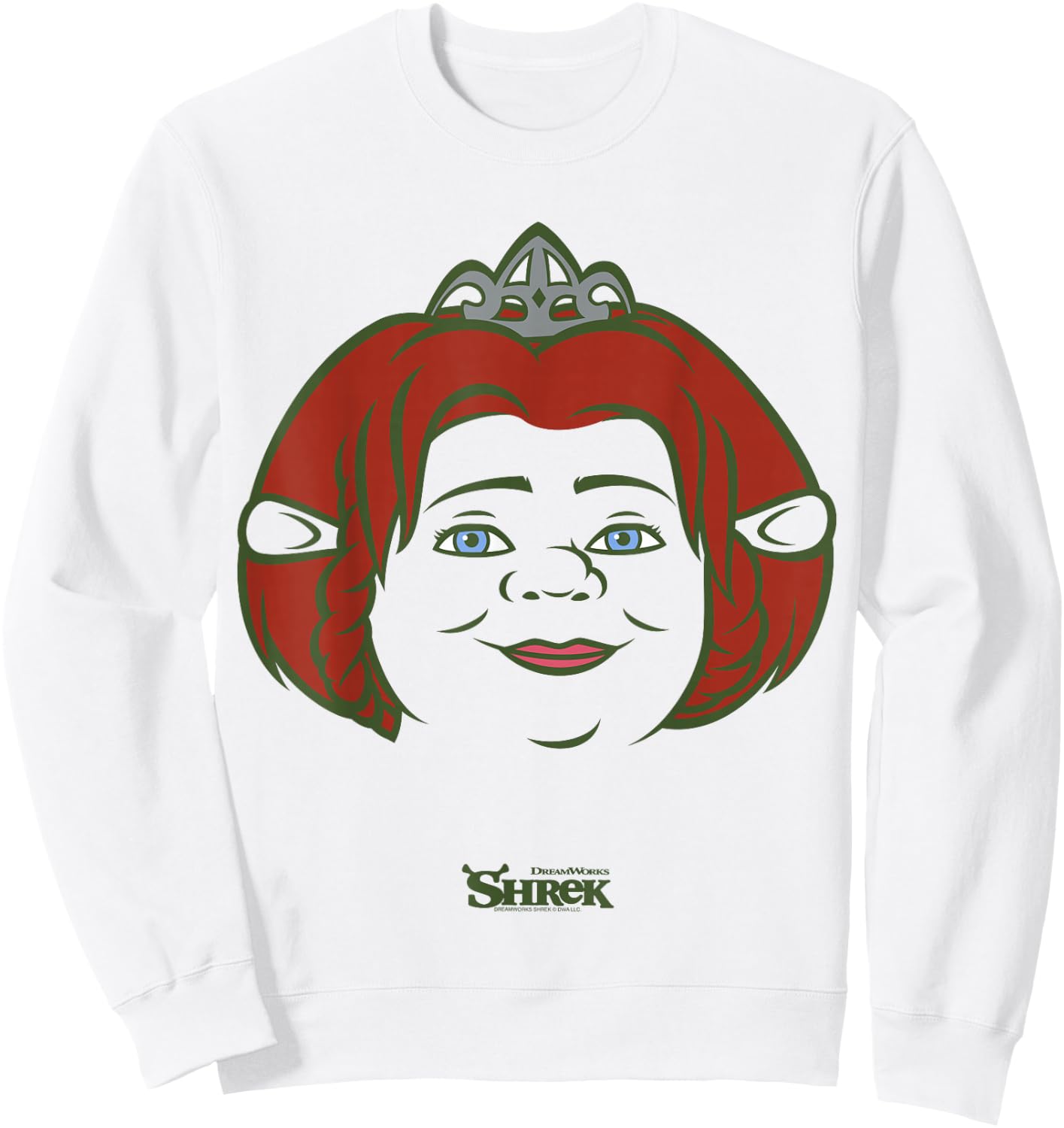 Shrek Fiona Big Face Sweatshirt - Sweatshirt | White