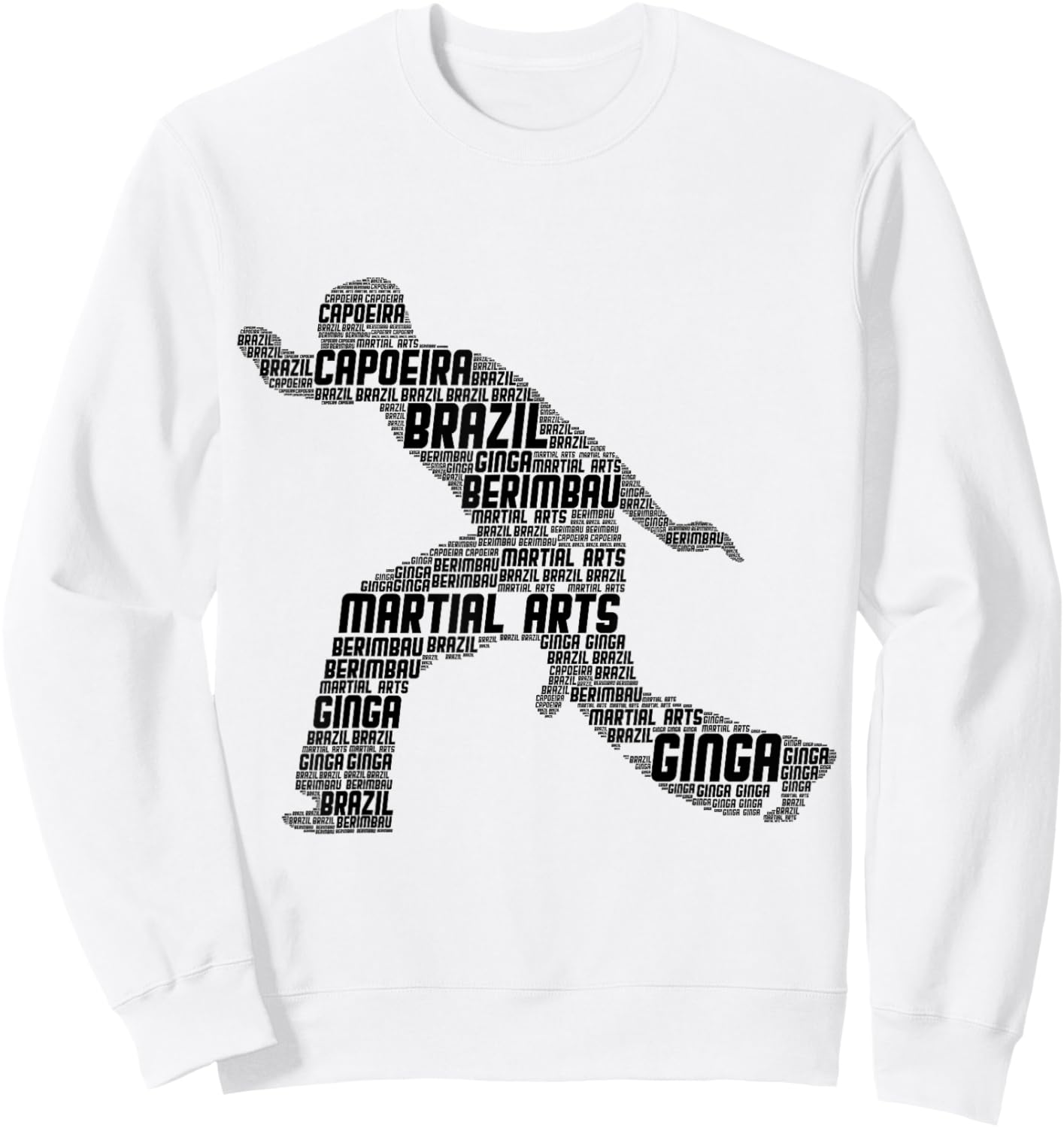 Capoeira Ginga Men Kids Boys Sweatshirt - Sweatshirt | White