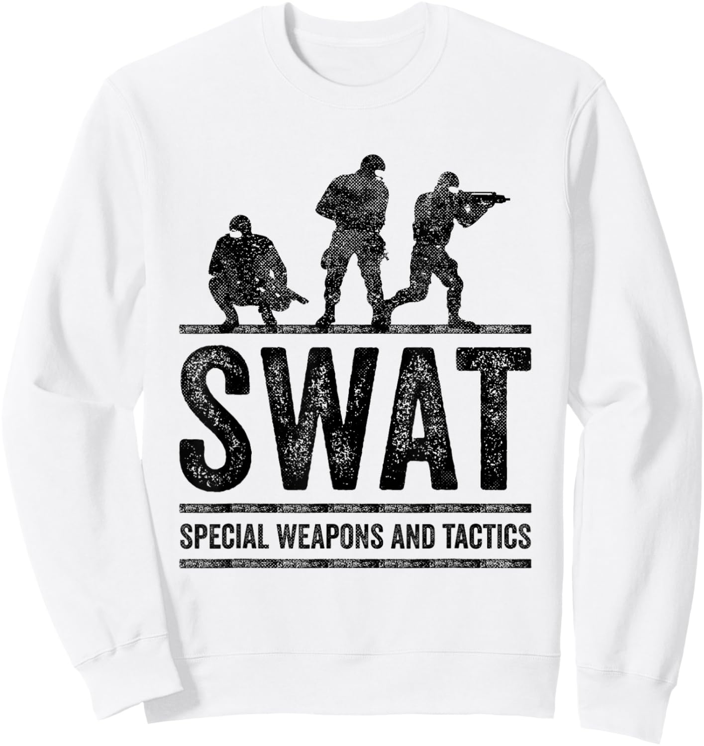 SWAT Team Police Sheriff Clothing Off Duty Cops Law Apparel Sweatshirt - Sweatshirt | White