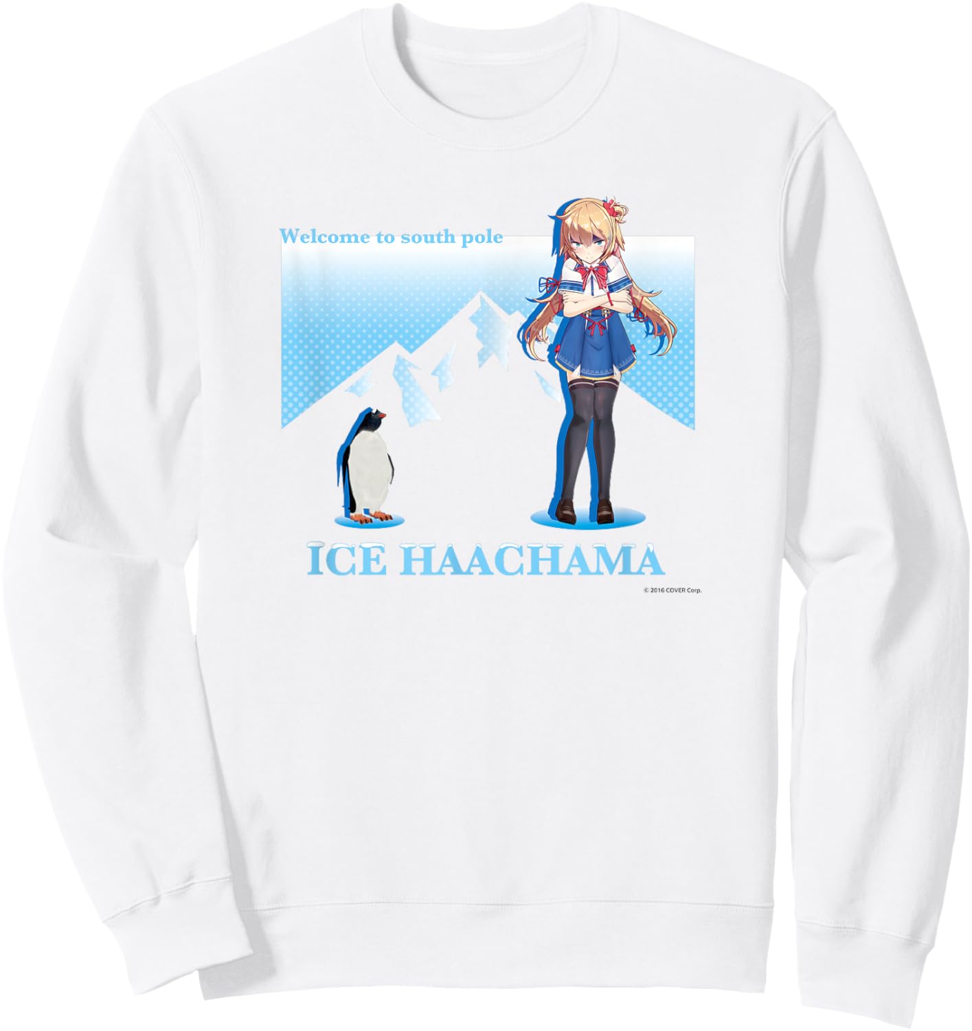 【Akai Haato】holo no graffiti Greatest Moments Sweatshirt - Sweatshirt | White