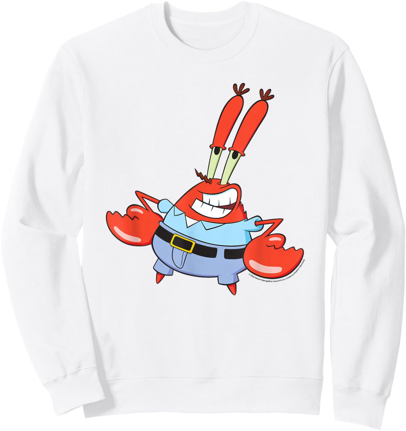 SpongeBob SquarePants Mr. Krabby Sweatshirt - Sweatshirt | White