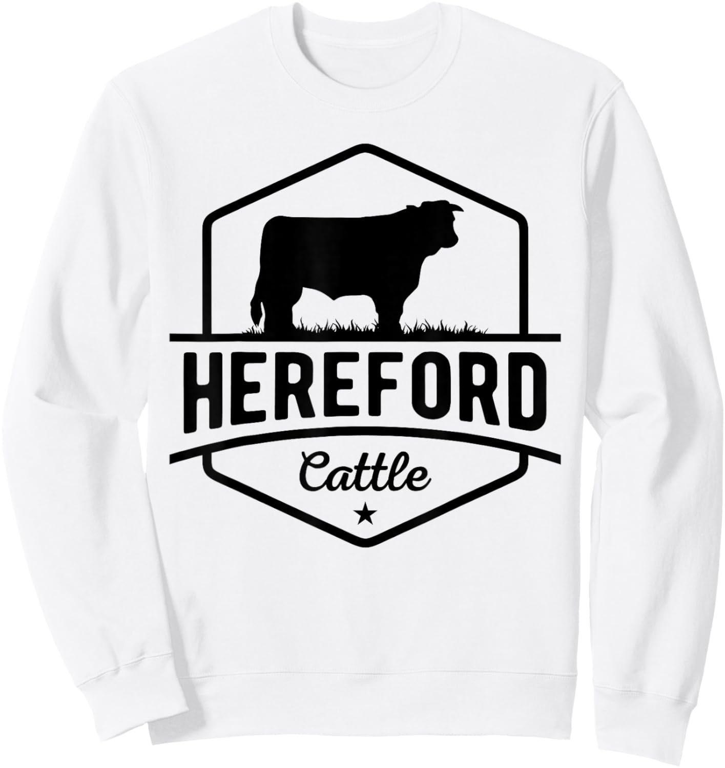 Hereford Cattle - Hereford Cow For Cattle Farmer Sweatshirt - Sweatshirt | White