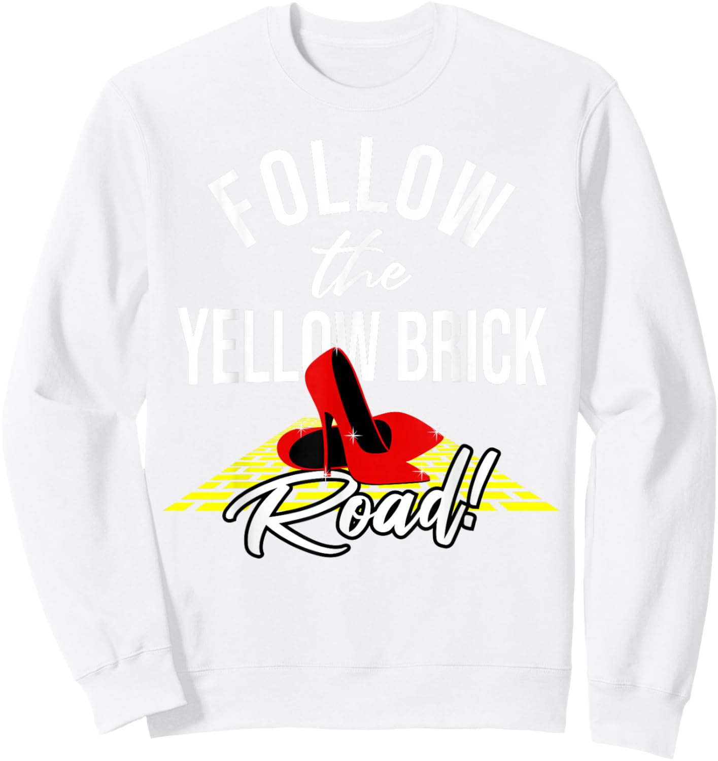 Dorothy and Friends Yellow Brick Road Sweatshirt - Sweatshirt | White