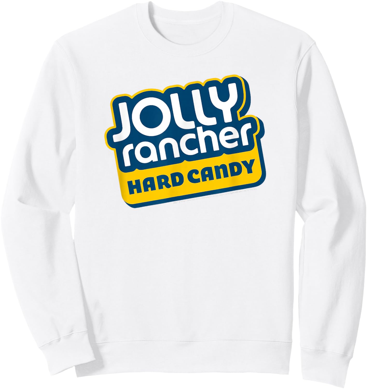 Jolly Rancher Hard Candy Slanted Logo Sweatshirt - Sweatshirt | White