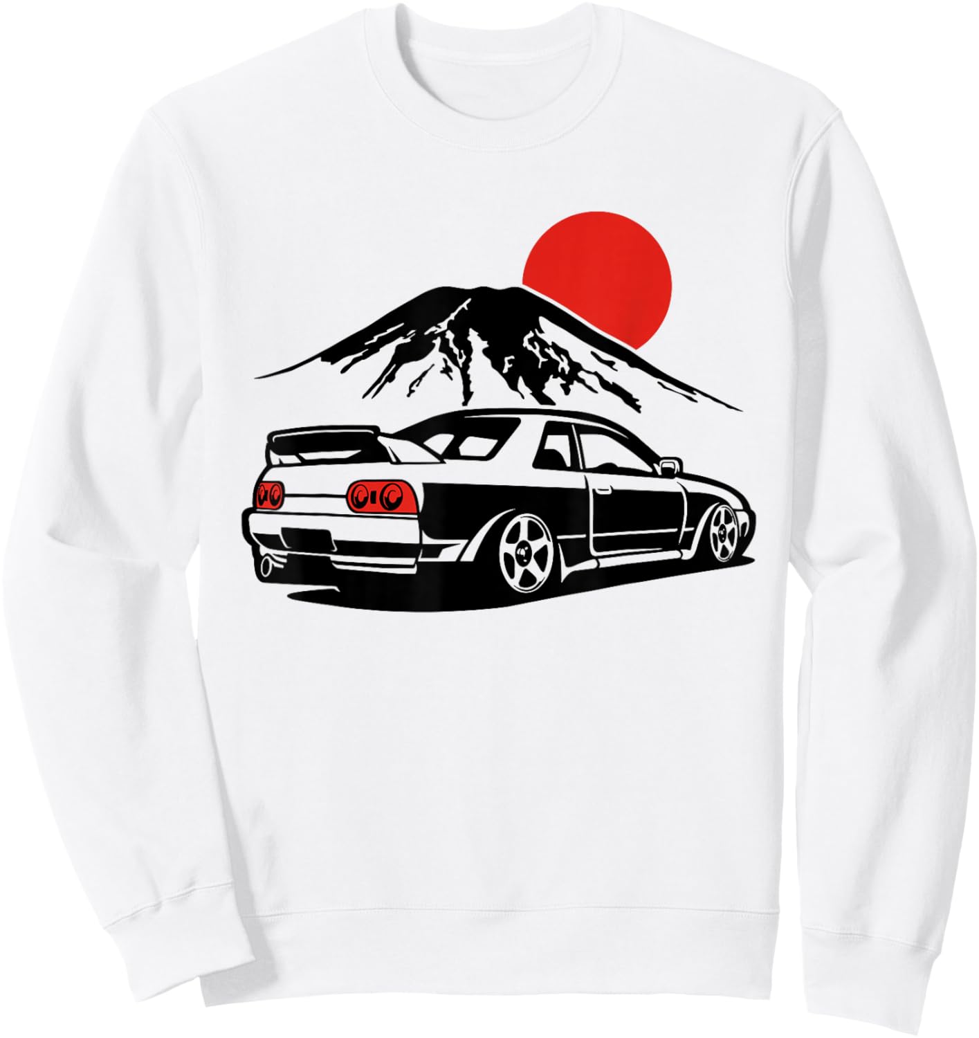 JDM Japan Motorsport Tuning Car 90s Sweatshirt - Sweatshirt | White