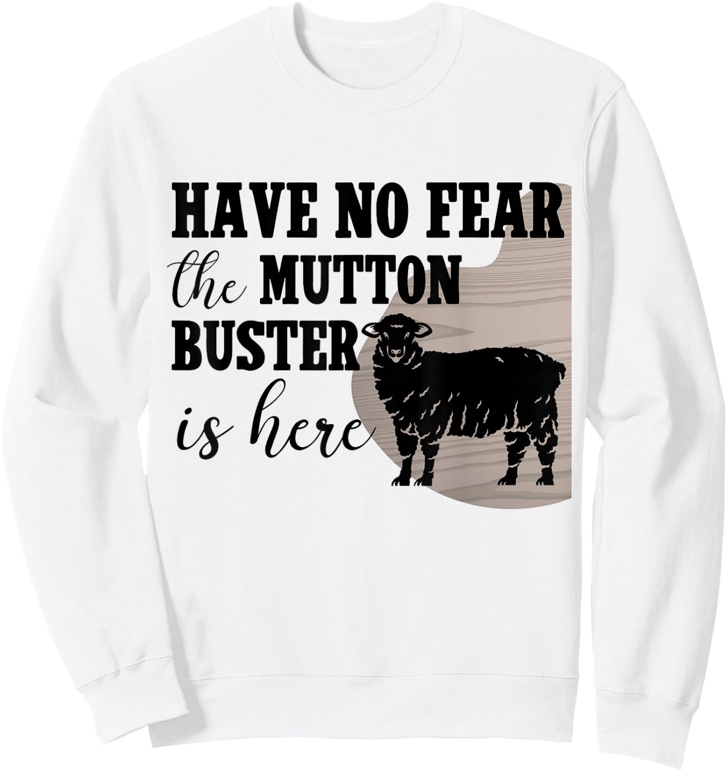 Mutton Busting Shirt Boys Kids Rodeo Mutton Buster Sweatshirt - Sweatshirt | White