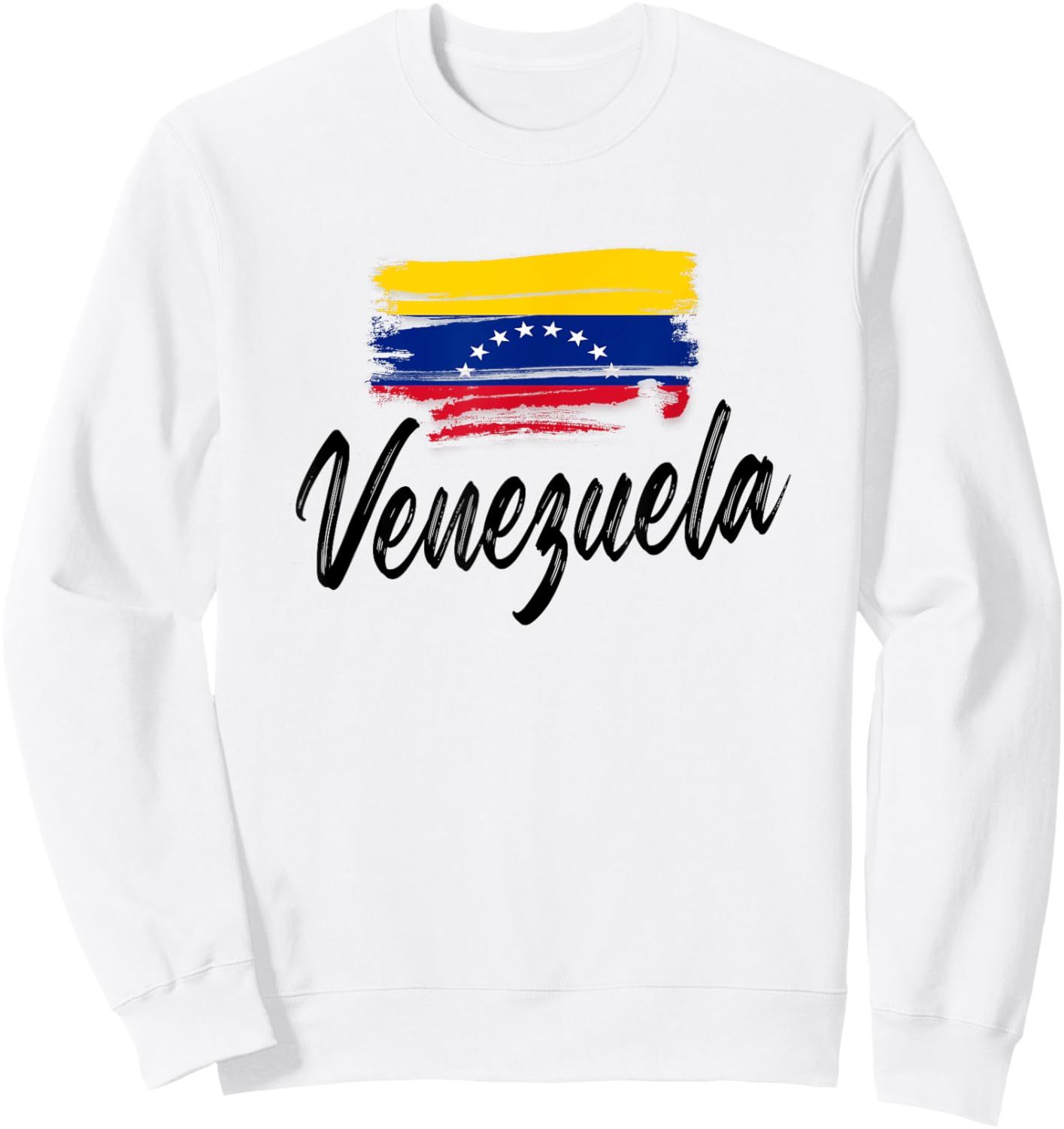 Venezuela Flag Venezuelan Funny Venezolano Pride Sweatshirt - Sweatshirt | White