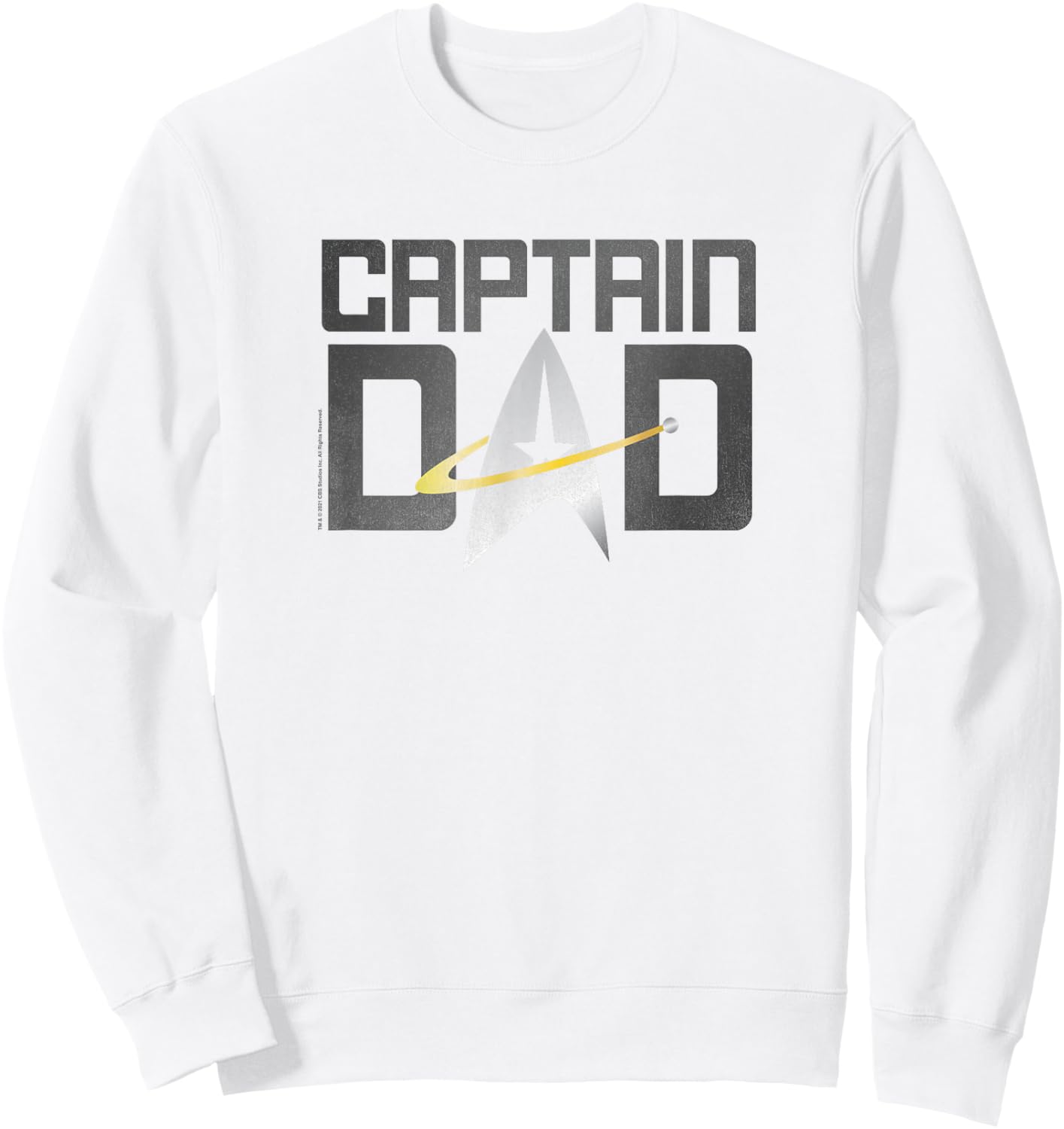 Star Trek: The Next Generation Father's Day Captain Dad Sweatshirt - Sweatshirt | White