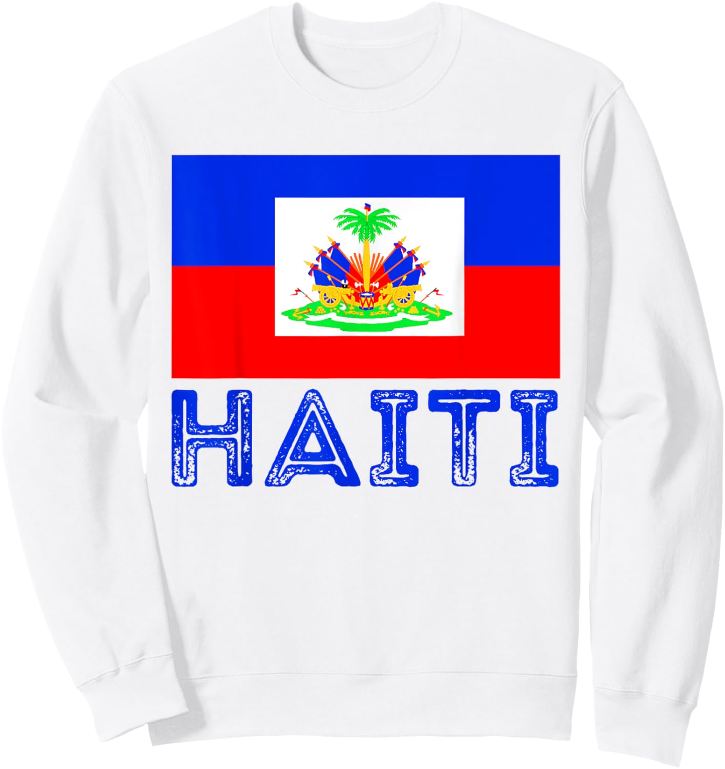 Haiti Flag, Haitian Roots Summer Ayiti Men Women Kids Sweatshirt - Sweatshirt | White