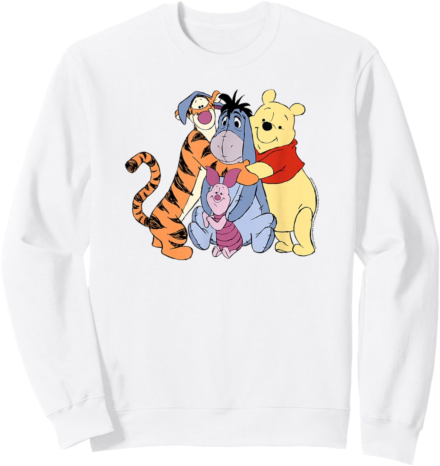 Disney Winnie The Pooh Group Hug Sweatshirt - Sweatshirt | White