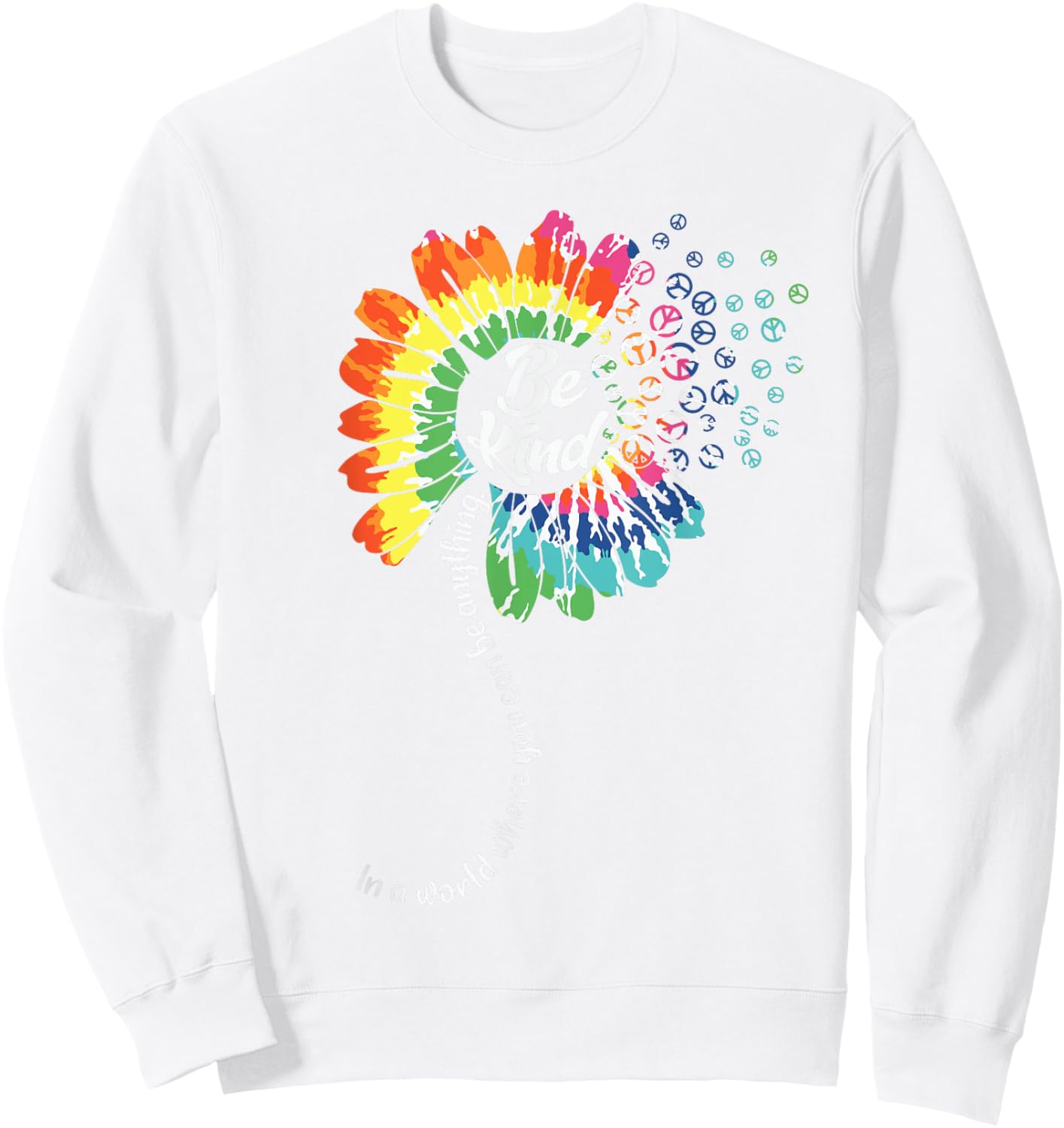 UNITY DAY Orange Anti Bullying Be Kind Kindness Matter Sweatshirt - Sweatshirt | White