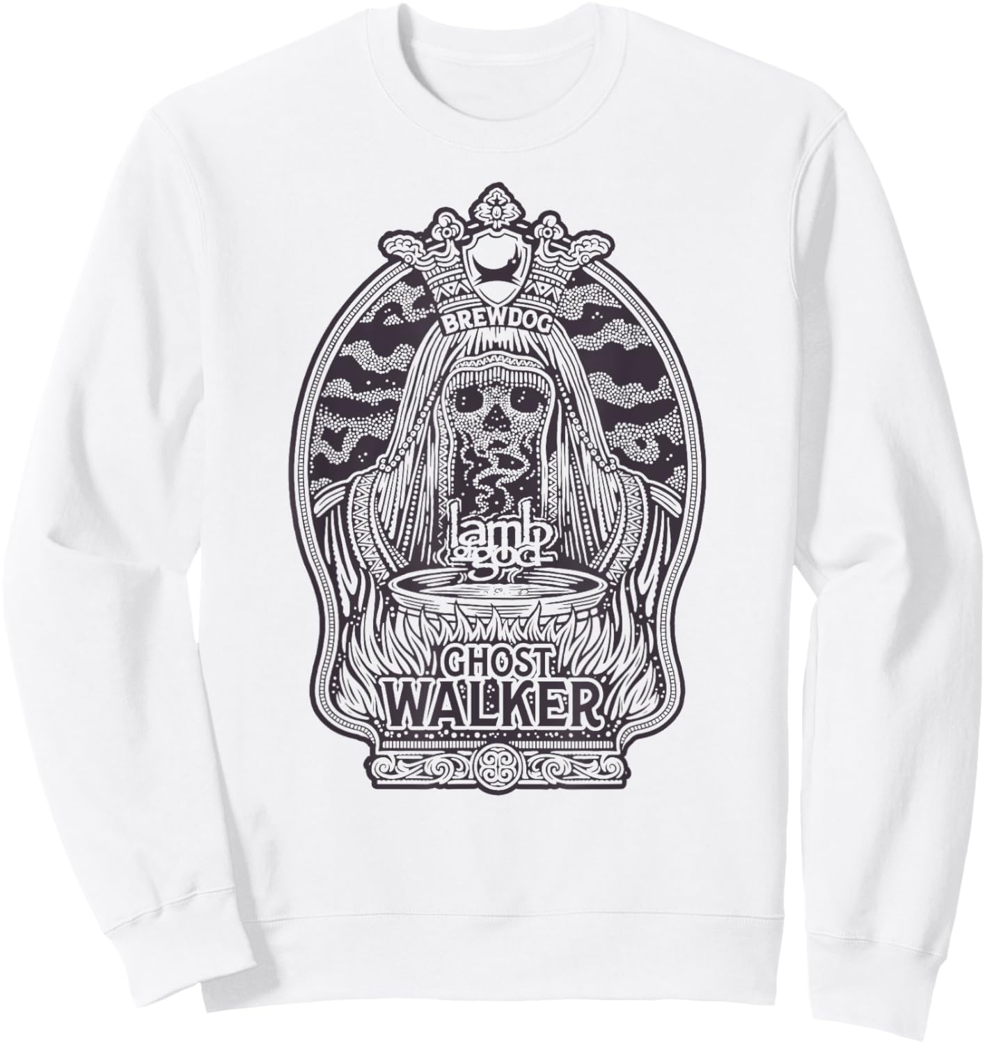 Lamb of God – Ghost Walker White Sweatshirt - Sweatshirt | White