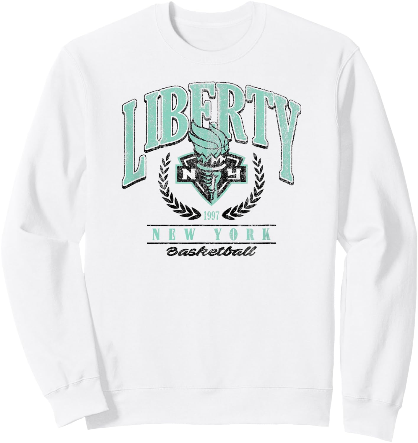 WNBA New York Liberty Top Class Out of Bounds Sweatshirt - Sweatshirt | White