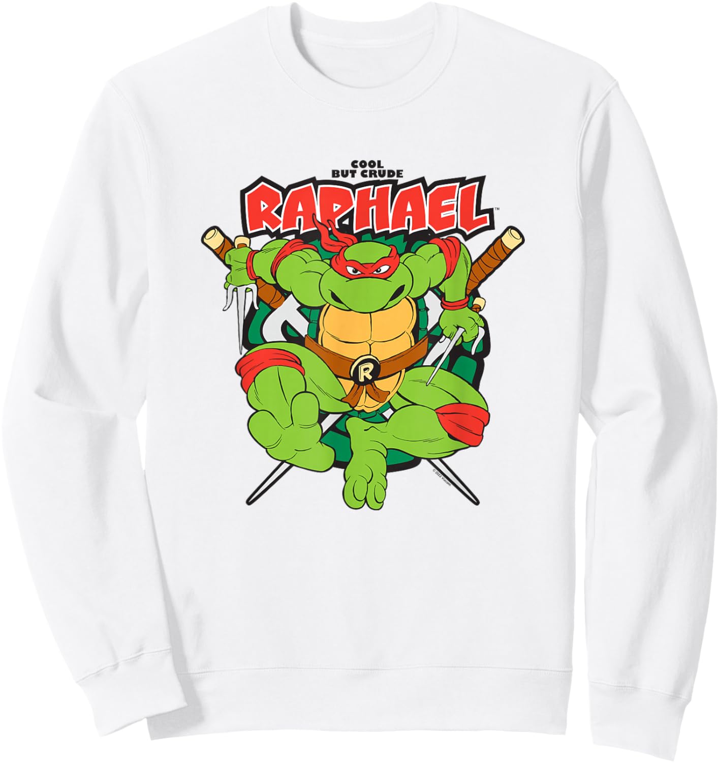 Teenage Mutant Ninja Turtles Cool but Crude Raphael Sweatshirt - Sweatshirt | White