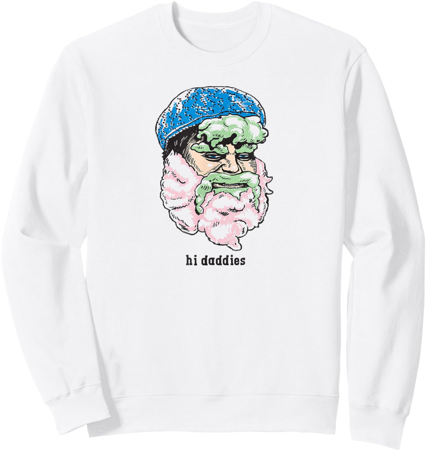 Cotton Candy Randy Hi Daddies Sweatshirt - Sweatshirt | White