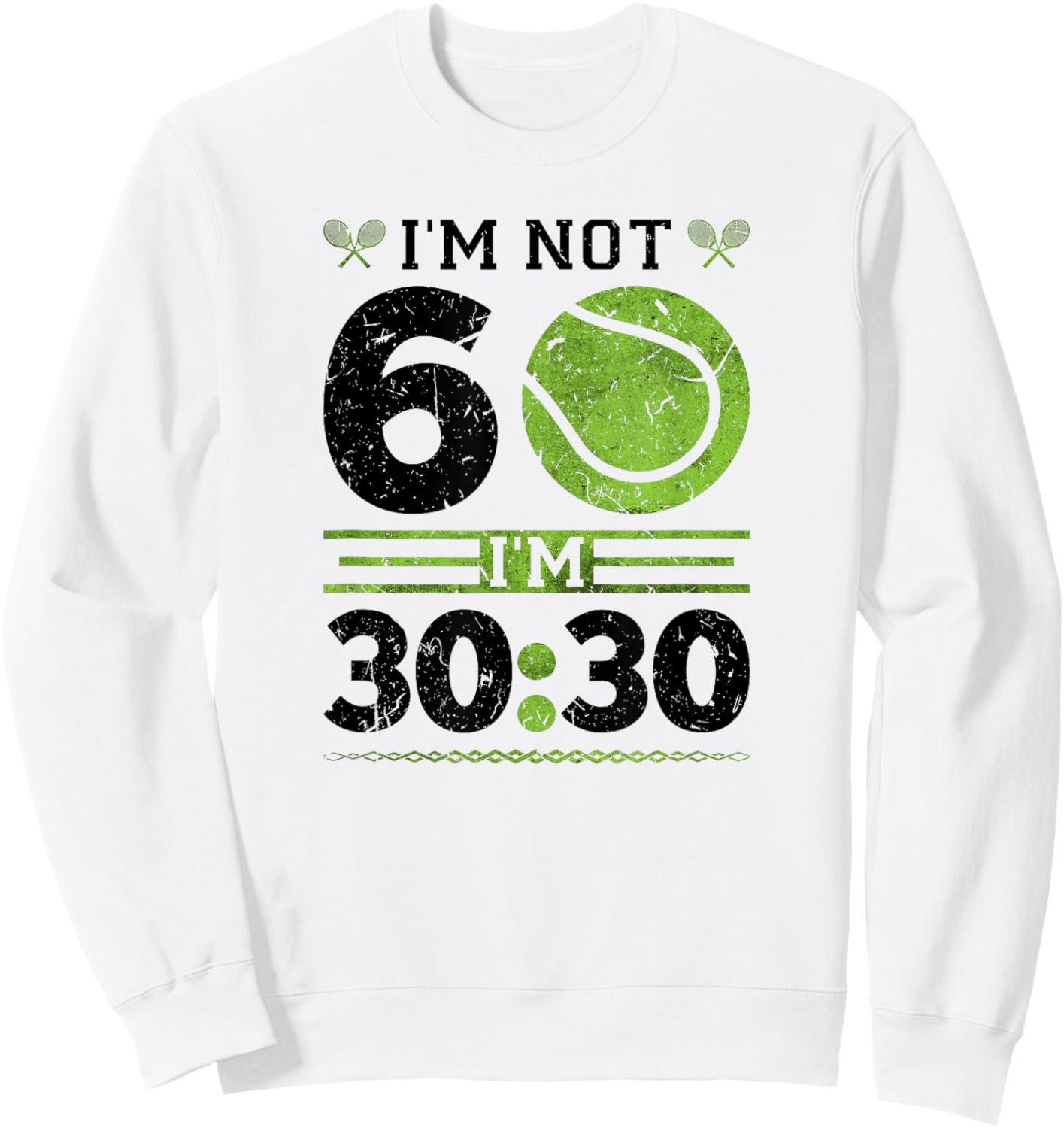Tennis Ball 60 for Tennis Player Sweatshirt - Sweatshirt | White