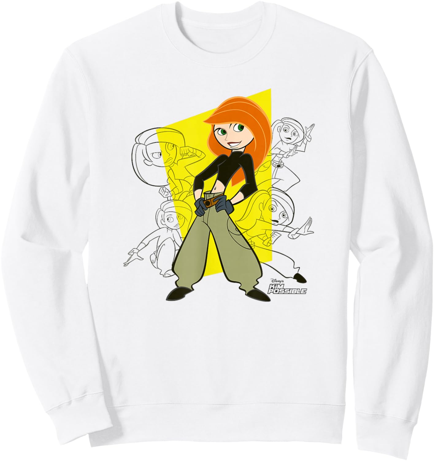 Disney Kim Possible Action Poses Sweatshirt - Sweatshirt | White