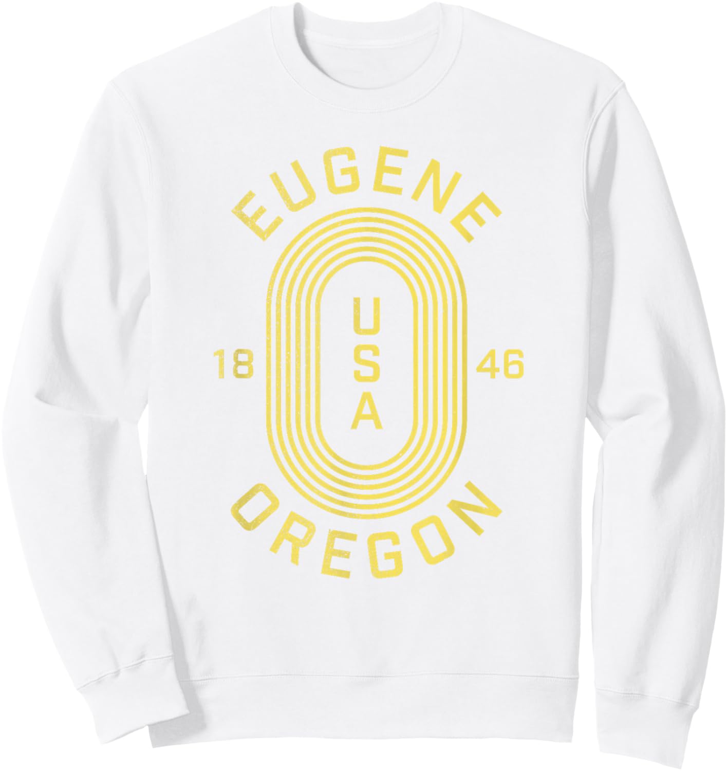 Eugene Oregon USA Sweatshirt - Sweatshirt | White