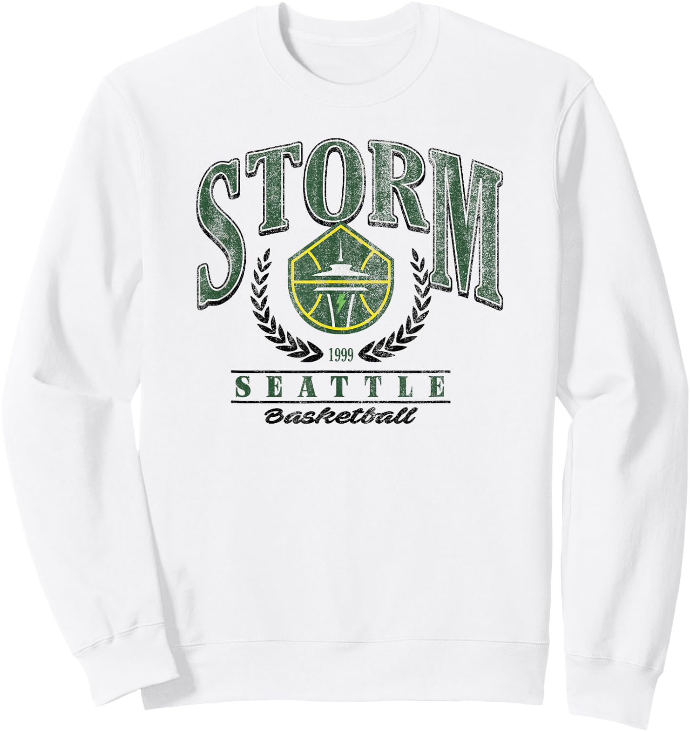 WNBA Seattle Storm Top Class Out of Bounds Sweatshirt - Sweatshirt | White