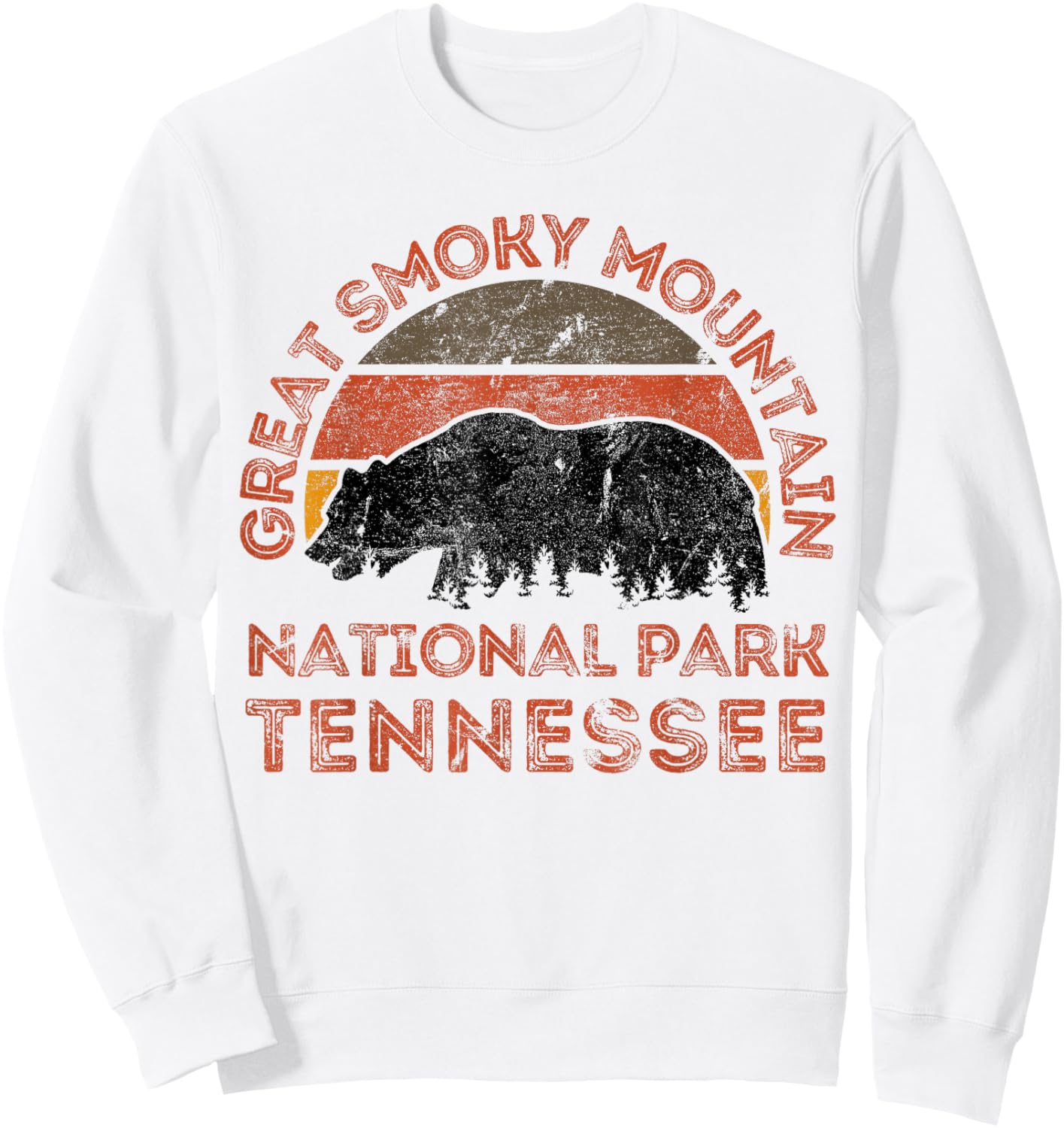 Great Smoky Mountains National Park Sweatshirt - Sweatshirt | White