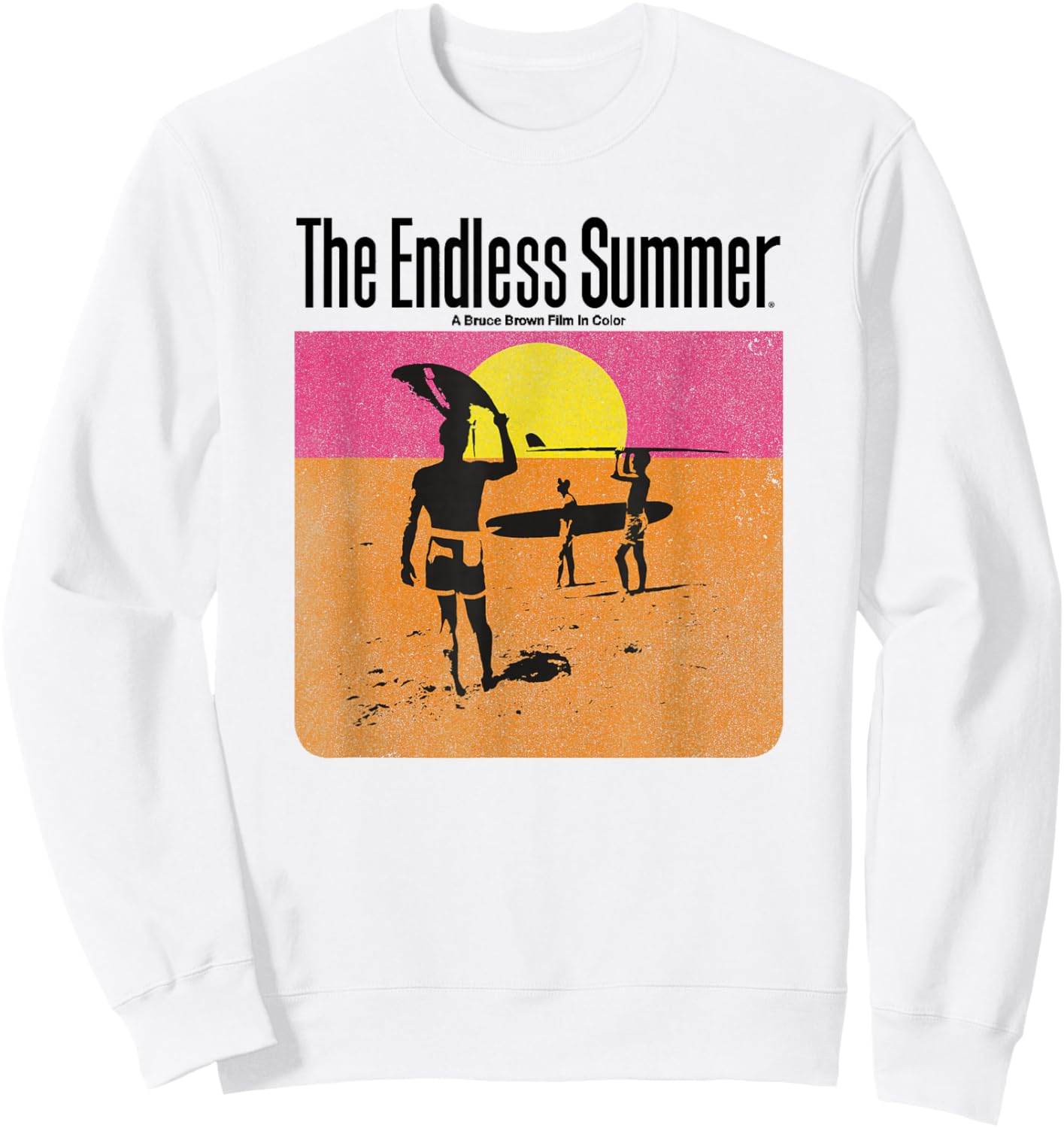 The Endless Summer 1966 Classic Surf Movie 60s Vintage Surf Sweatshirt - Sweatshirt | White