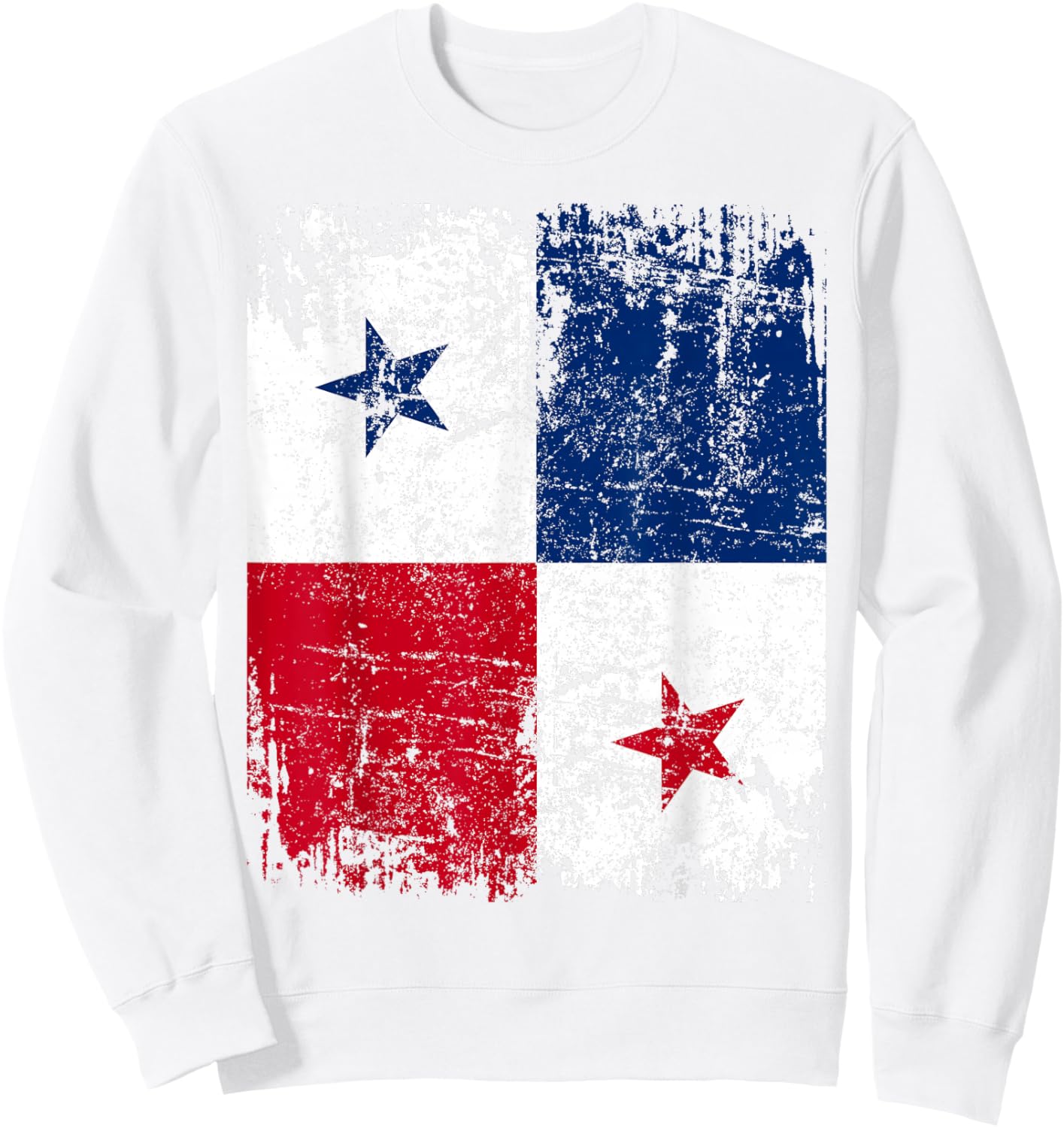 Panama Flag Vintage | Men Women Kids | Panama Sweatshirt - Sweatshirt | White