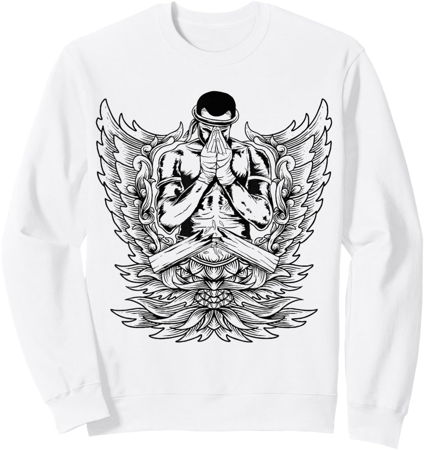 Muay Thai Sweatshirt - Sweatshirt | White