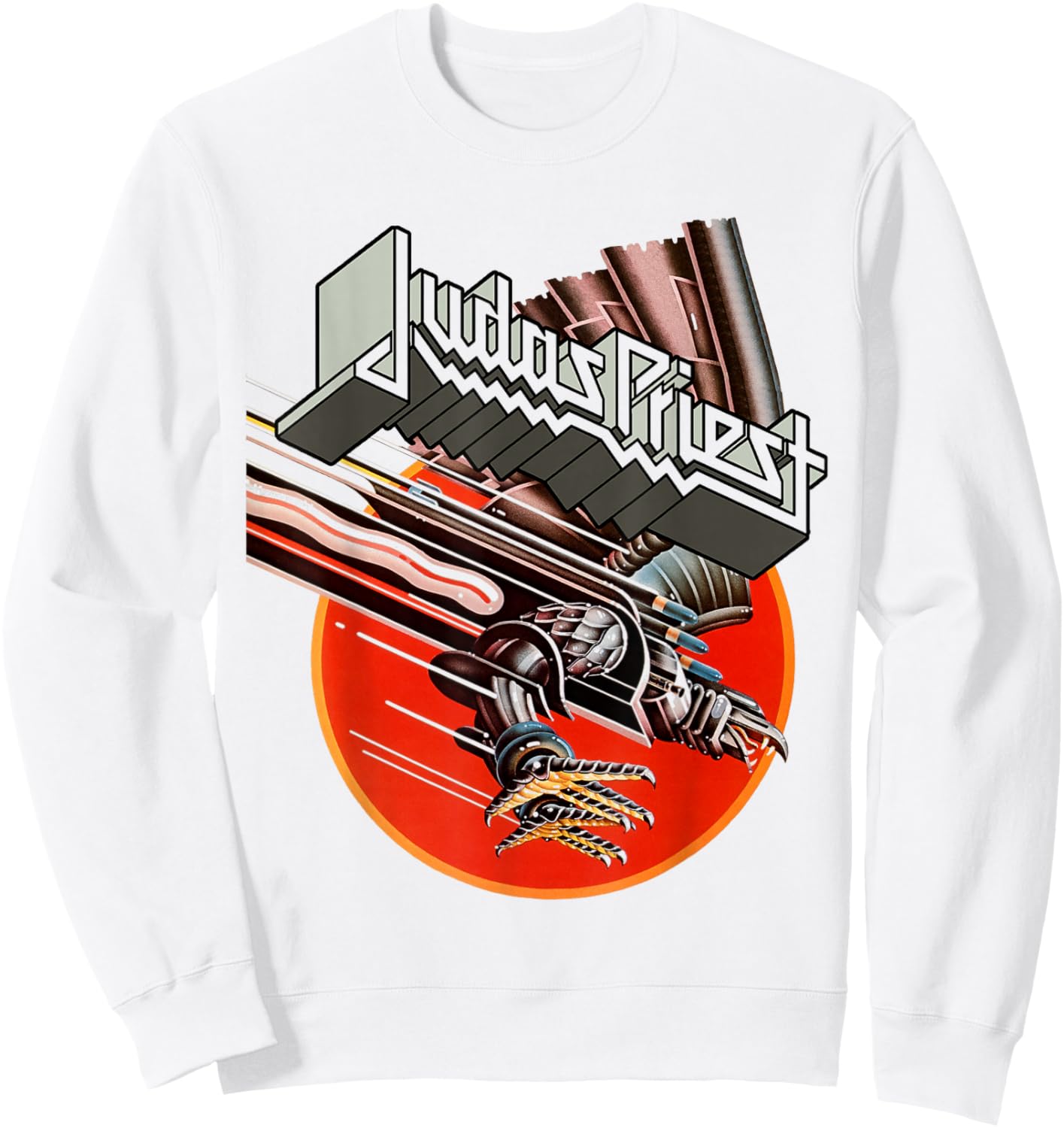 Judas Priest - Screaming For Vengeance Full Wings Sweatshirt - Sweatshirt | White