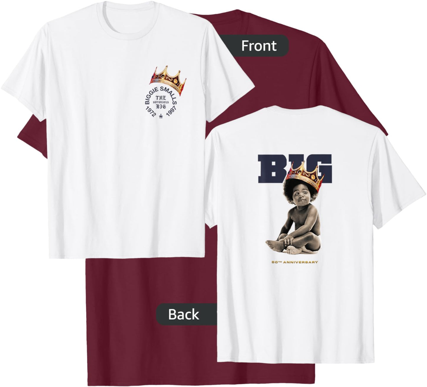 Notorious B.I.G. T-Shirt - T-Shirt | Maroon