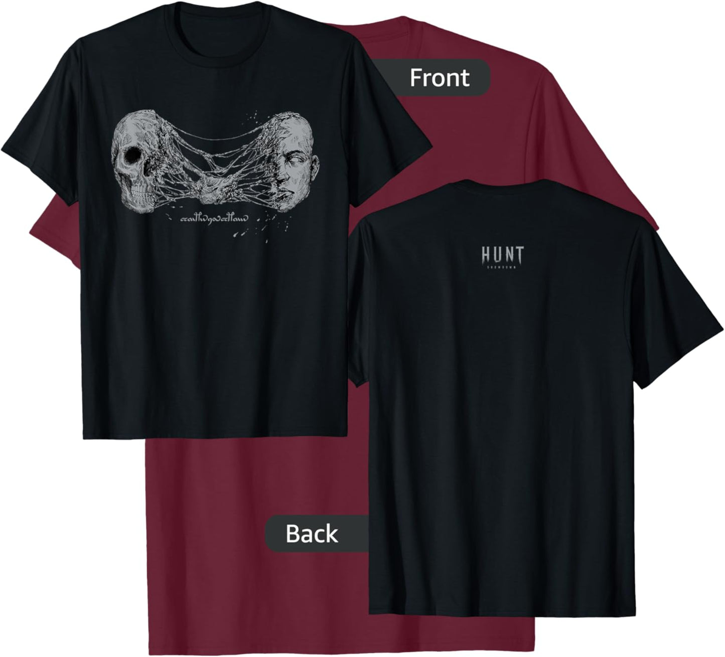 Hunt: Showdown Necromancer Trait Small T-Shirt - T-Shirt | Maroon