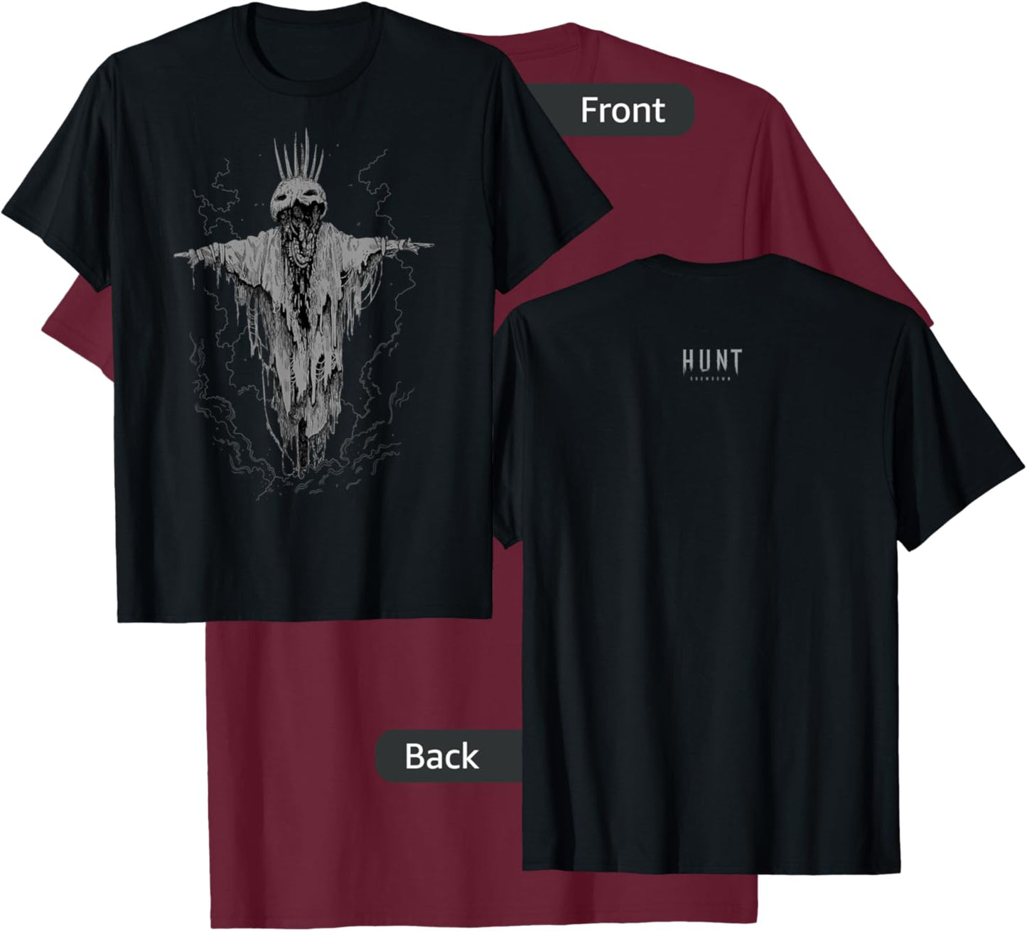Hunt: Showdown Scarecrow T-Shirt - T-Shirt | Maroon