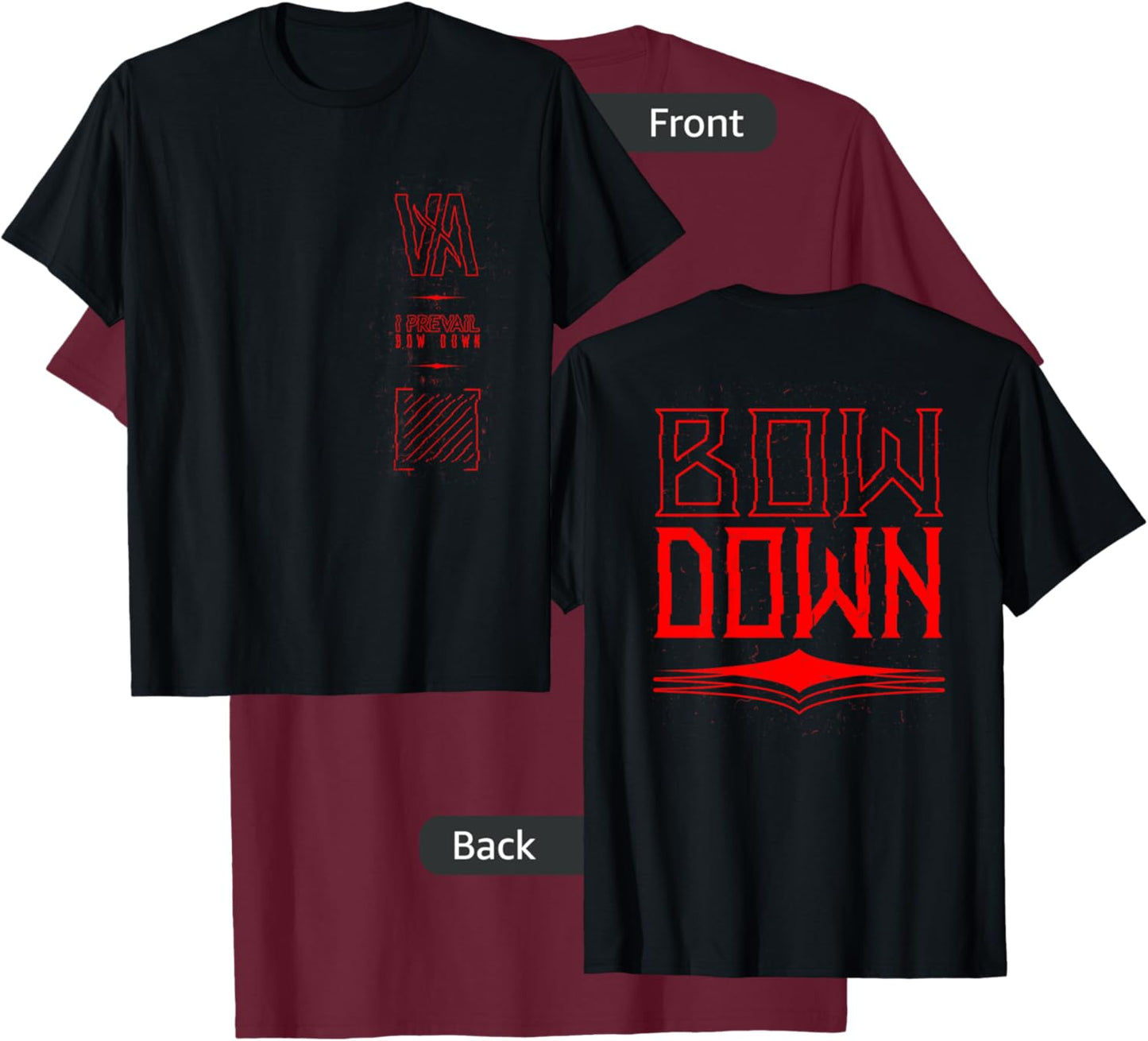 I Prevail - Official Merchandise T-Shirt - T-Shirt | Maroon
