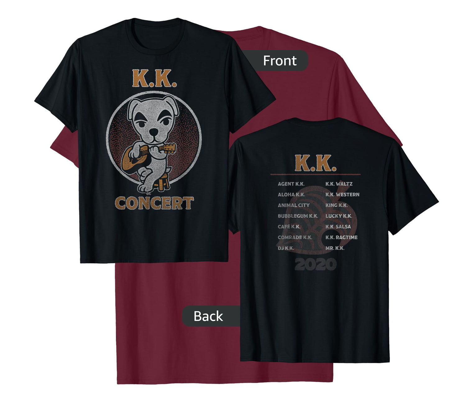 Animal Crossing: New Horizons K.K. Slider In Concert Vintage T-Shirt
