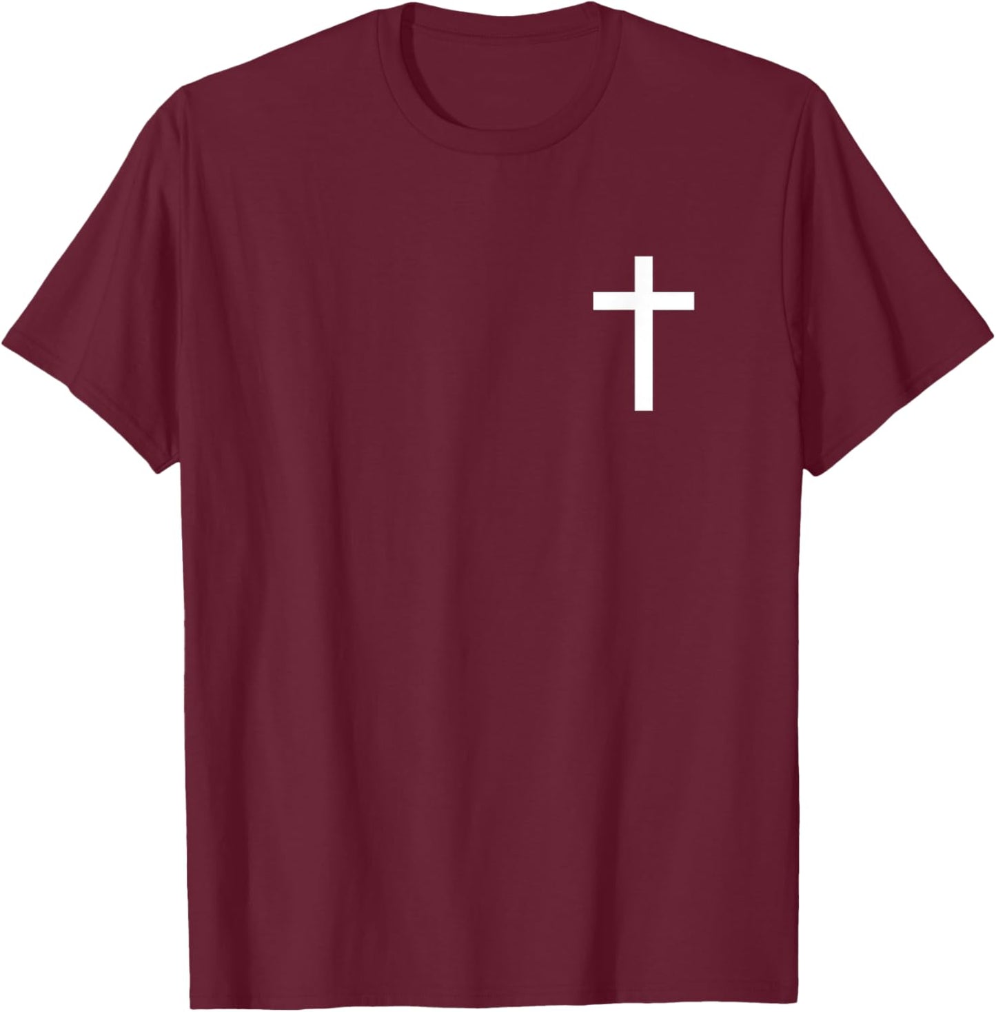 Christian - Jesus Cross T-Shirt - T-Shirt | Maroon