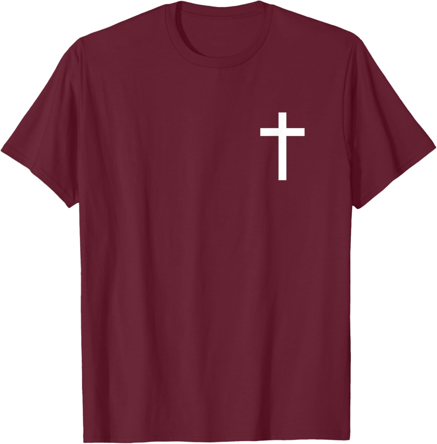 Christian - Jesus Cross T-Shirt - T-Shirt | Maroon