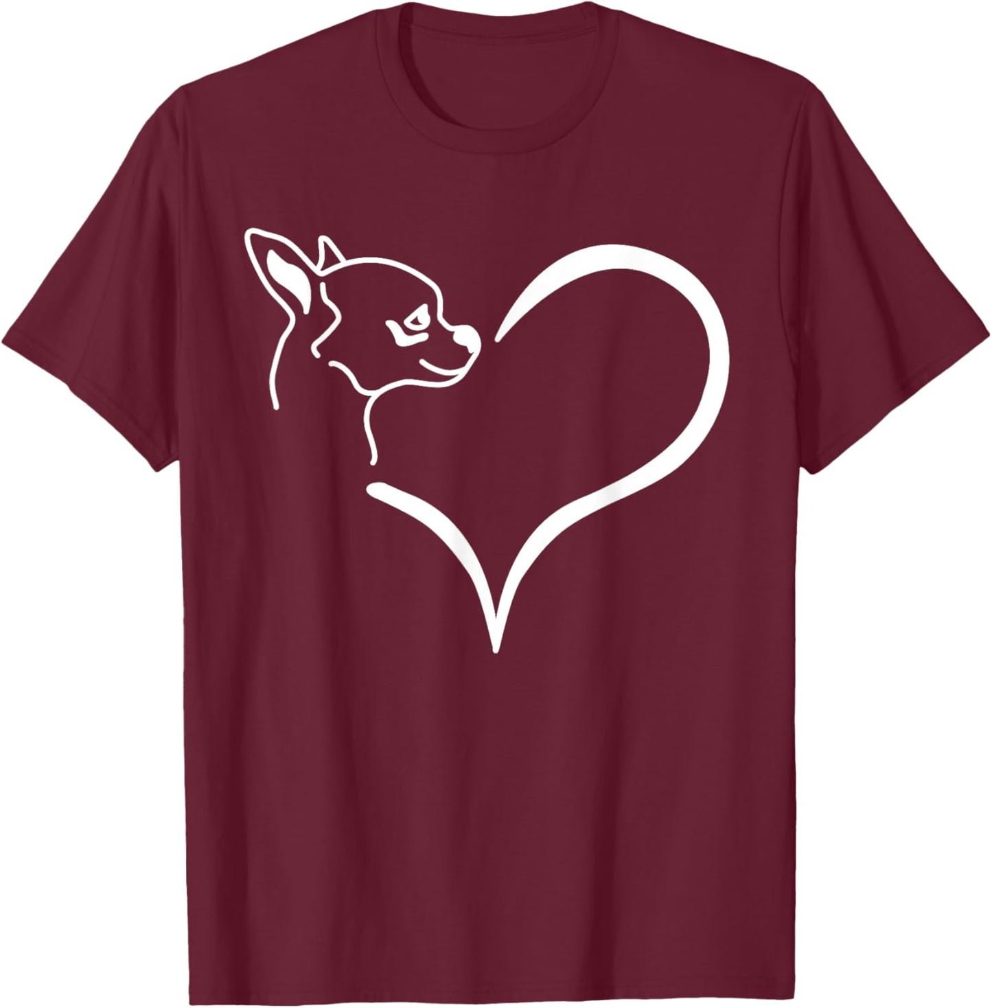 Chihuahua Puppies Women's chihuahua Dog T-Shirt - T-Shirt | Maroon