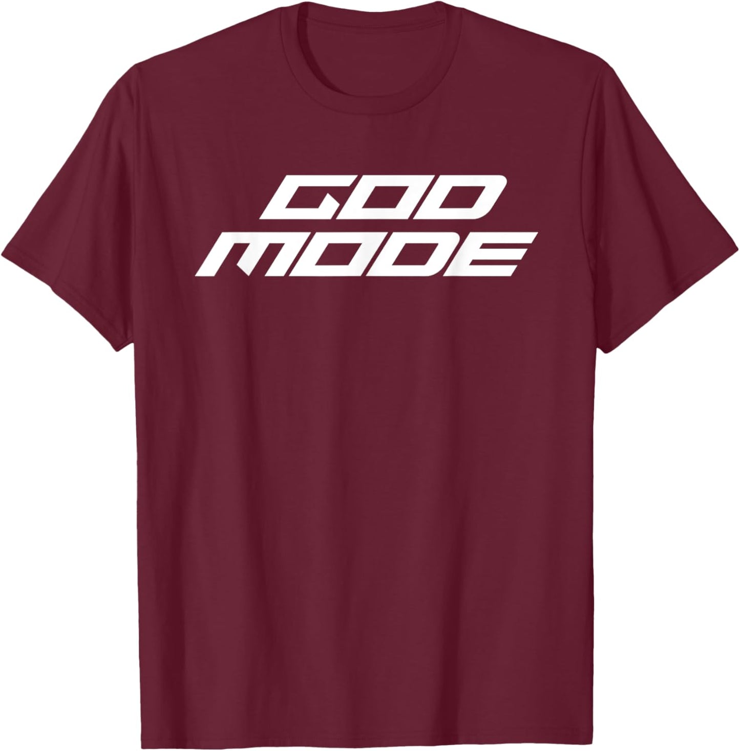 God Mode T-Shirt - T-Shirt | Maroon