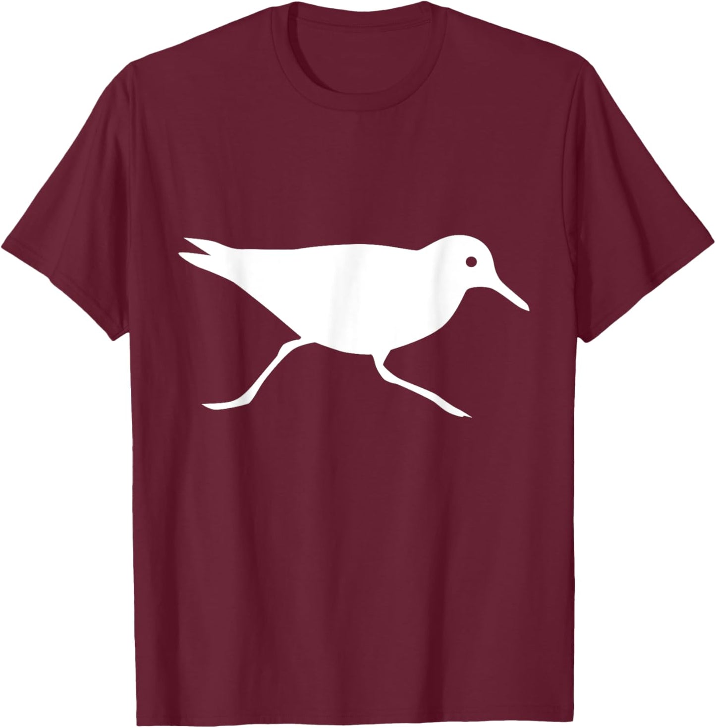 Sandpiper Bird I Aesthetic Sandpiper Bird T-Shirt - T-Shirt | Maroon