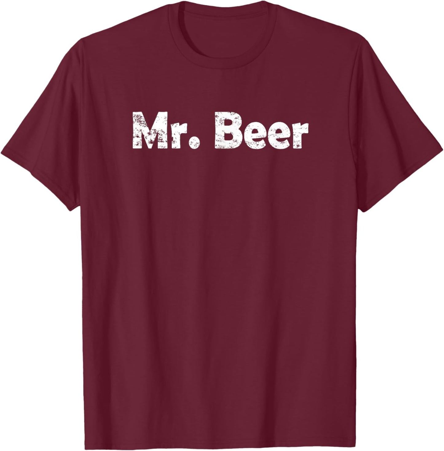 Mr. Beer T-Shirt - T-Shirt | Maroon