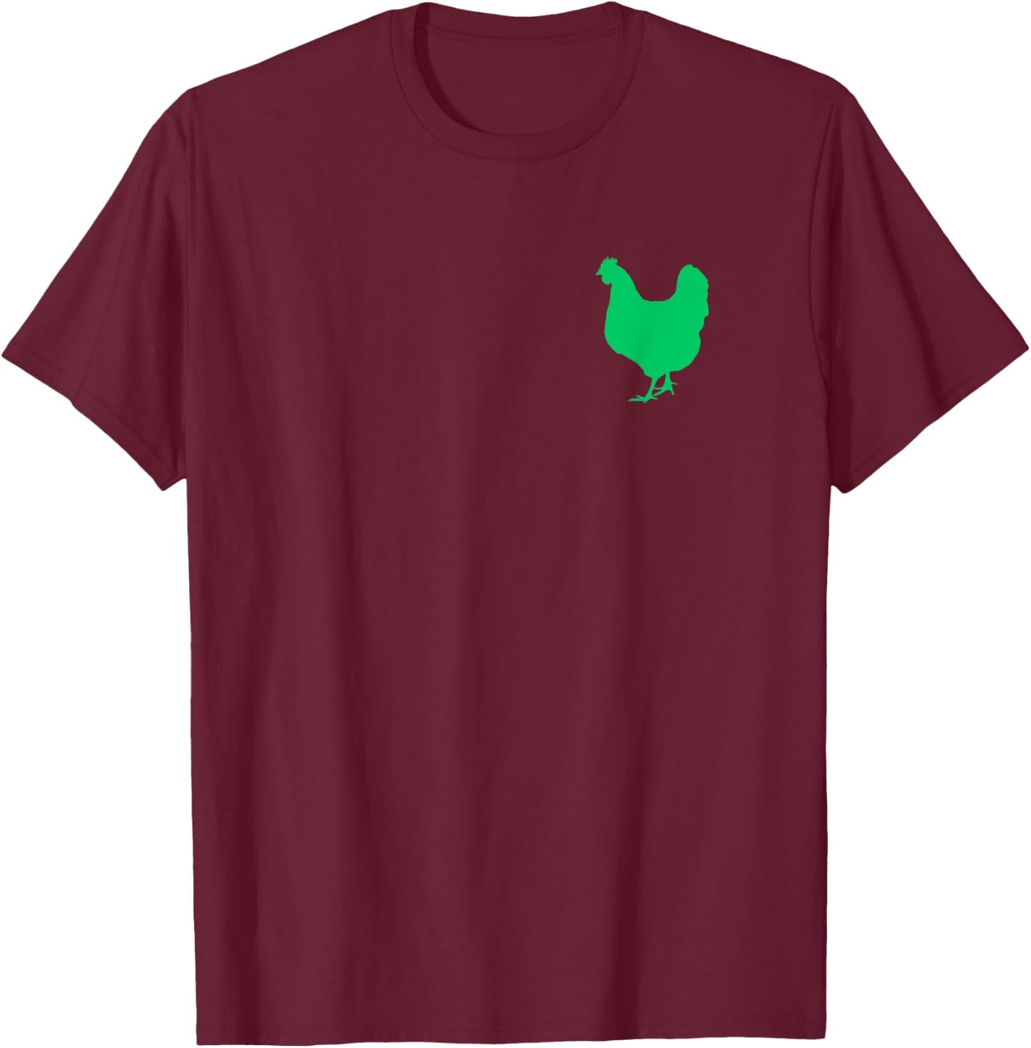 Follow Your Dreams Don't Be A Chicken funny space chicken T-Shirt - T-Shirt | Maroon