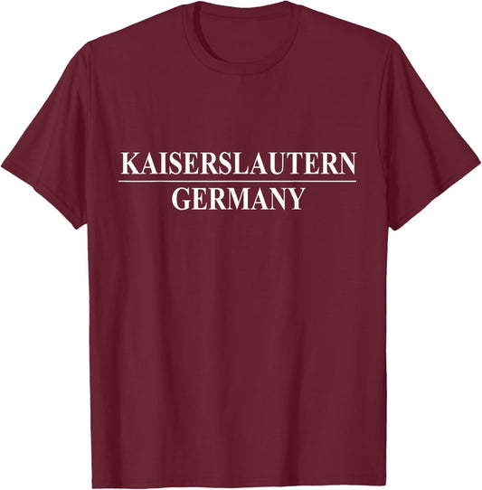 Air Force Air Base Ramstone Germany Gift T-Shirt - T-Shirt | Maroon