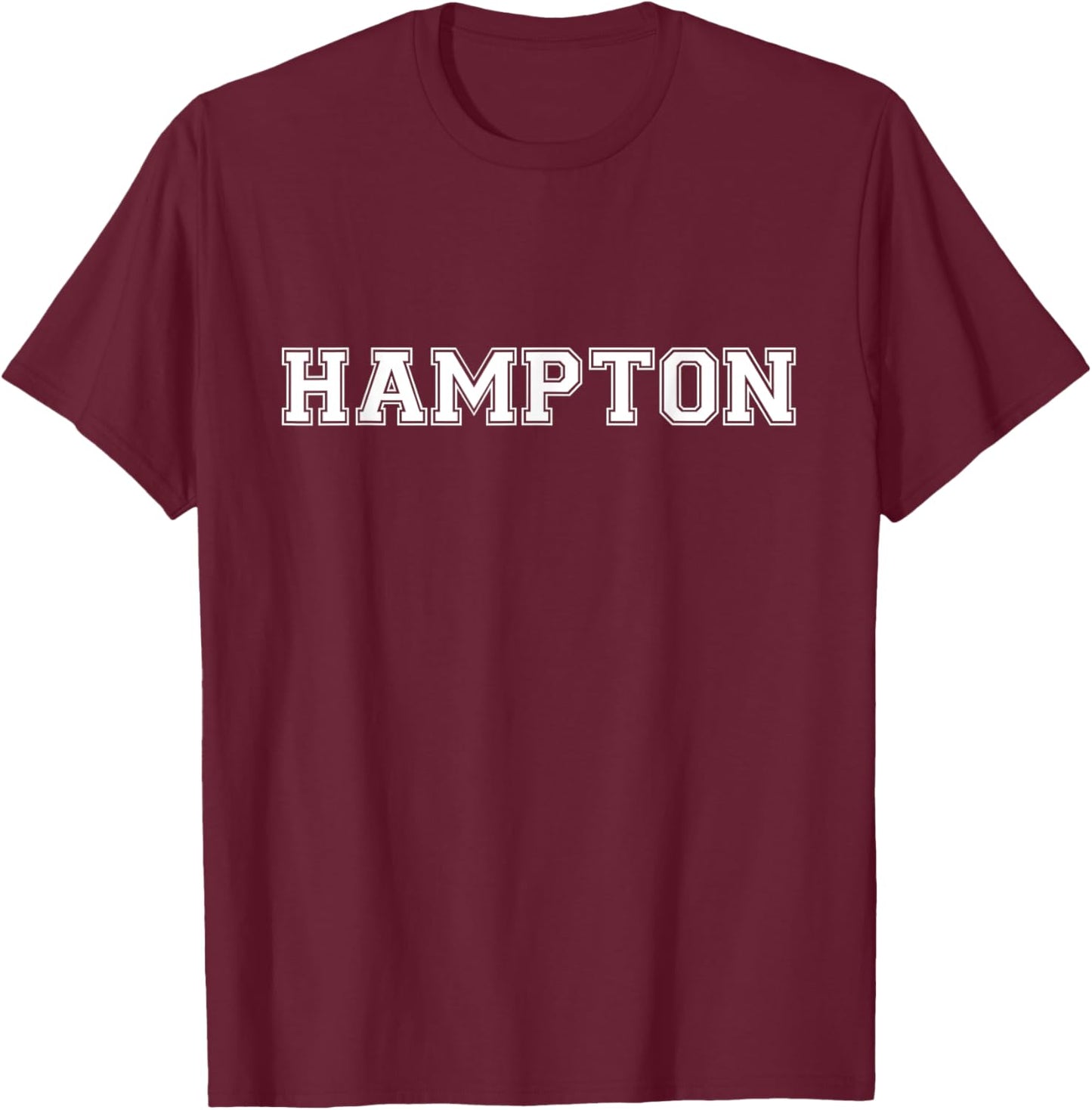College University Varsity Style Hampton Virginia VA State T-Shirt - T-Shirt | Maroon