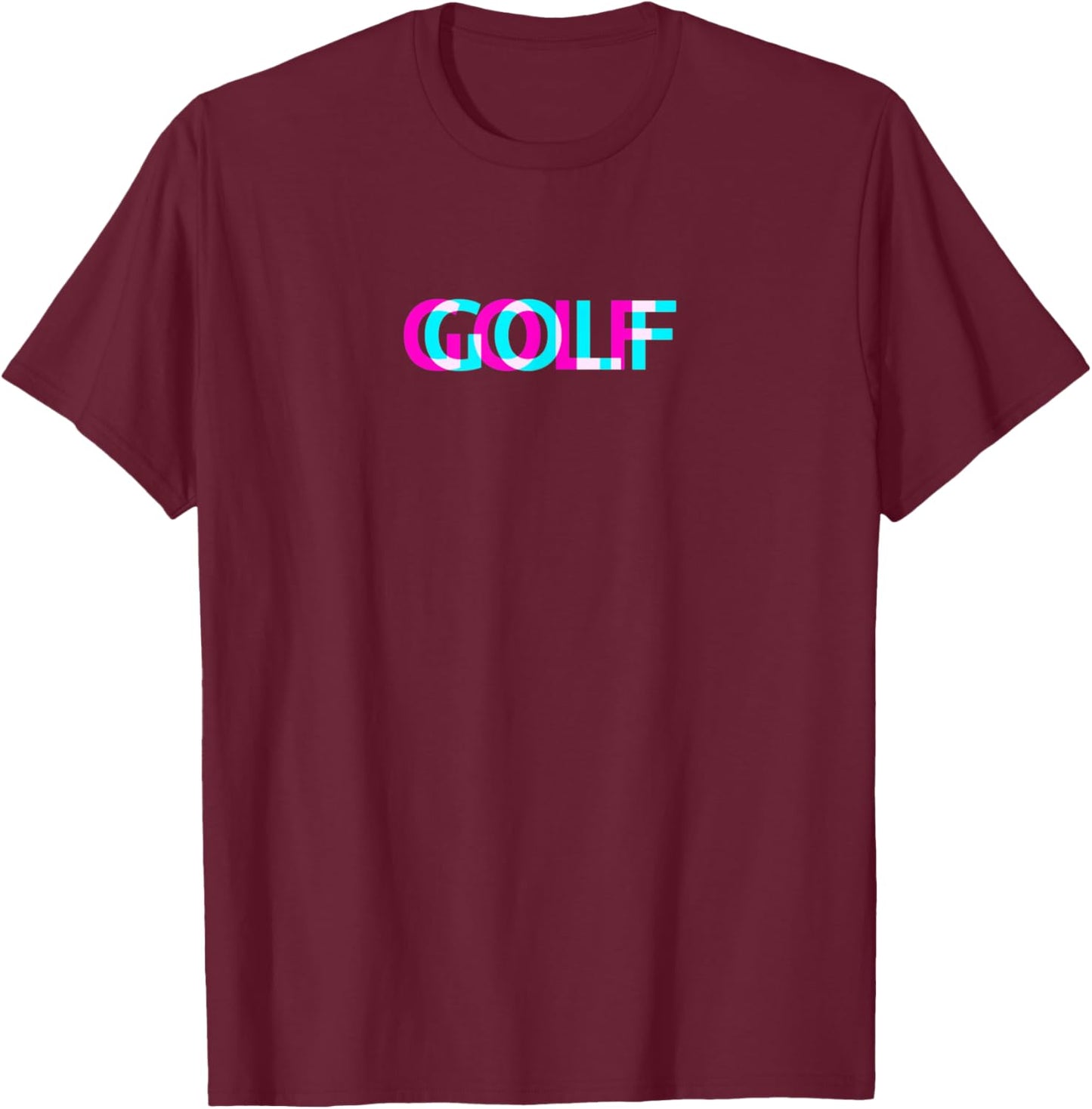 Golf Sports Team Varsity Jersey Sport Lover T-Shirt - T-Shirt | Maroon
