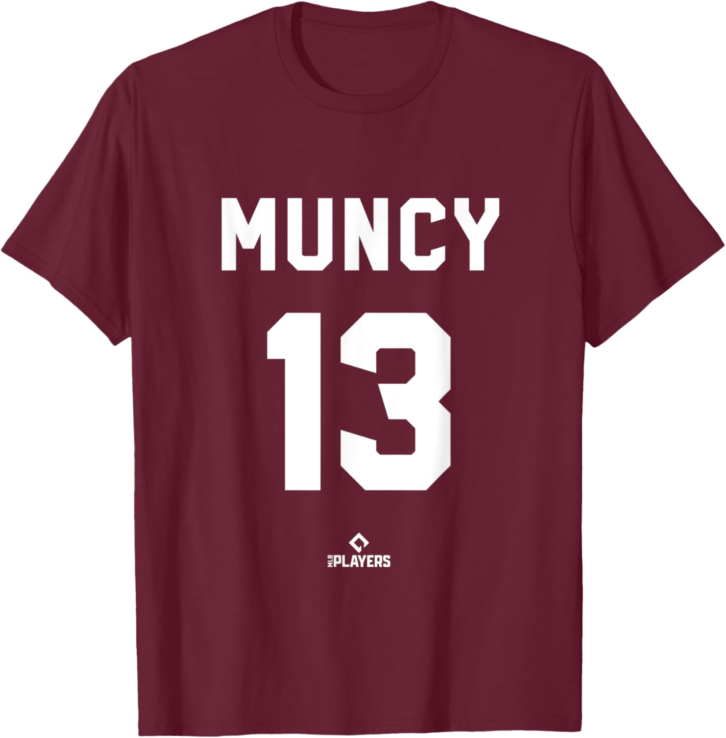 Max Muncy 13 Los Angeles MLB Players Baseball Fan T-Shirt - T-Shirt | Maroon