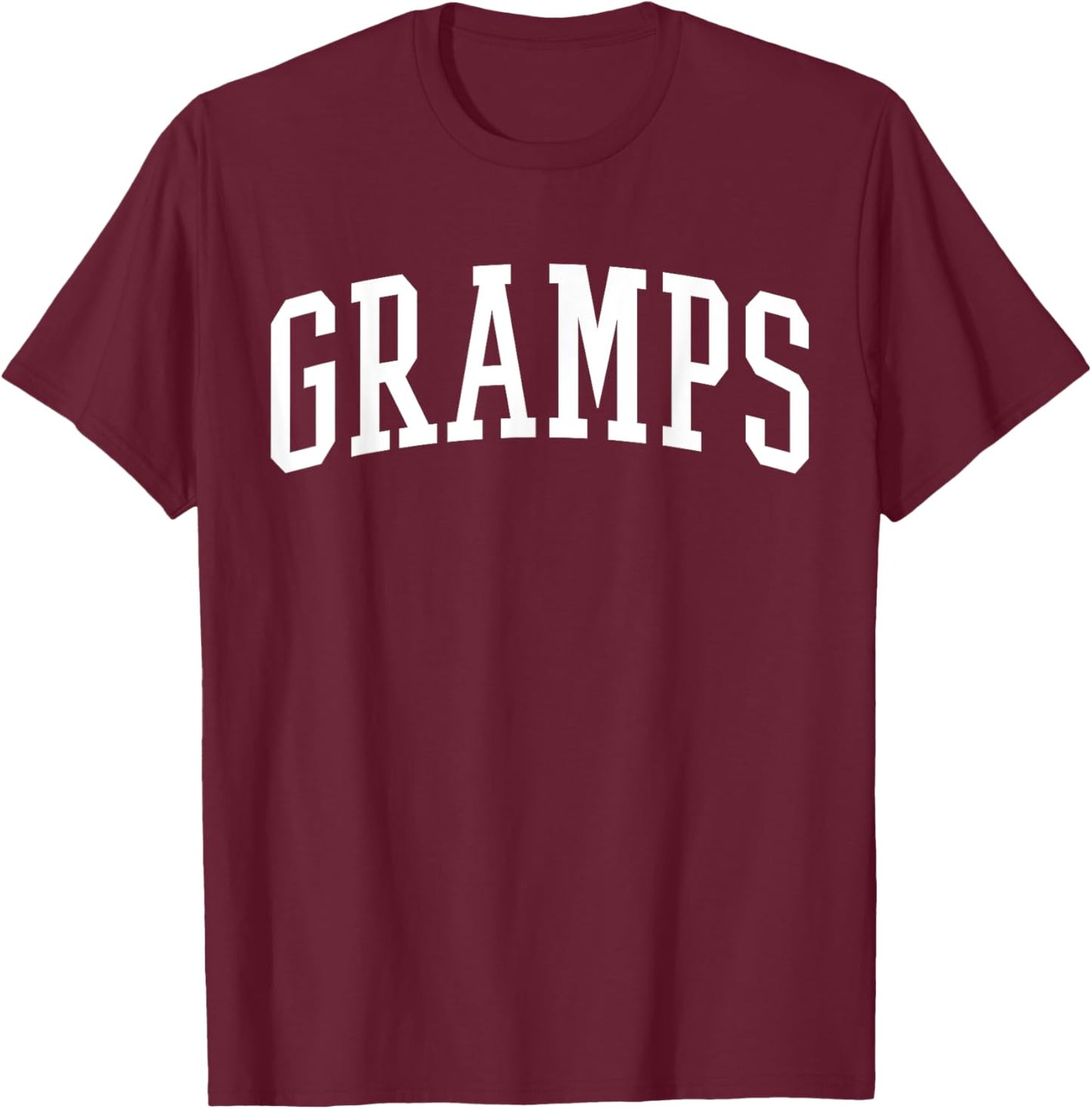 Classic Varsity Gramps - Men's Black Small Classic Fit Short Sleeve T-Shirt - T-Shirt | Maroon