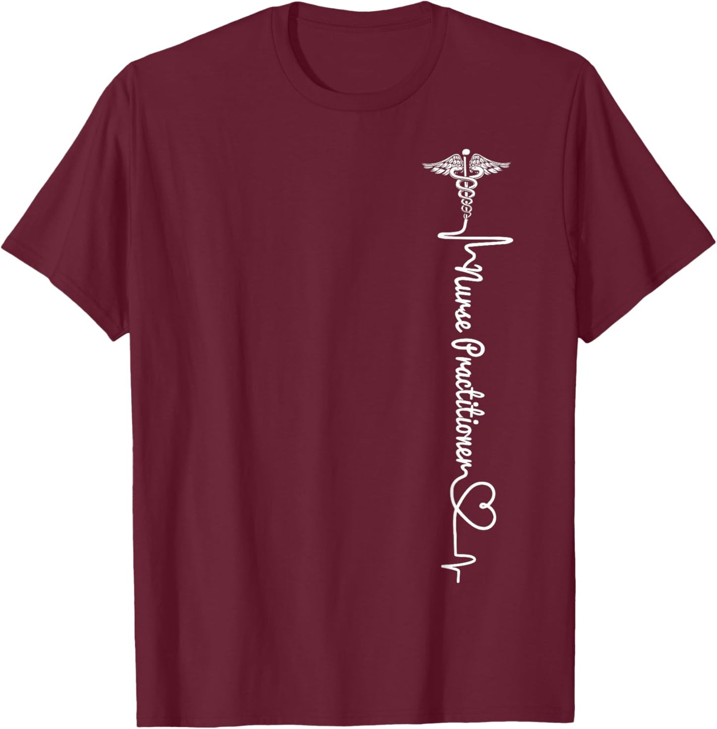 Nurse 365 NP Nurse Practitioner T-Shirt - T-Shirt | Maroon